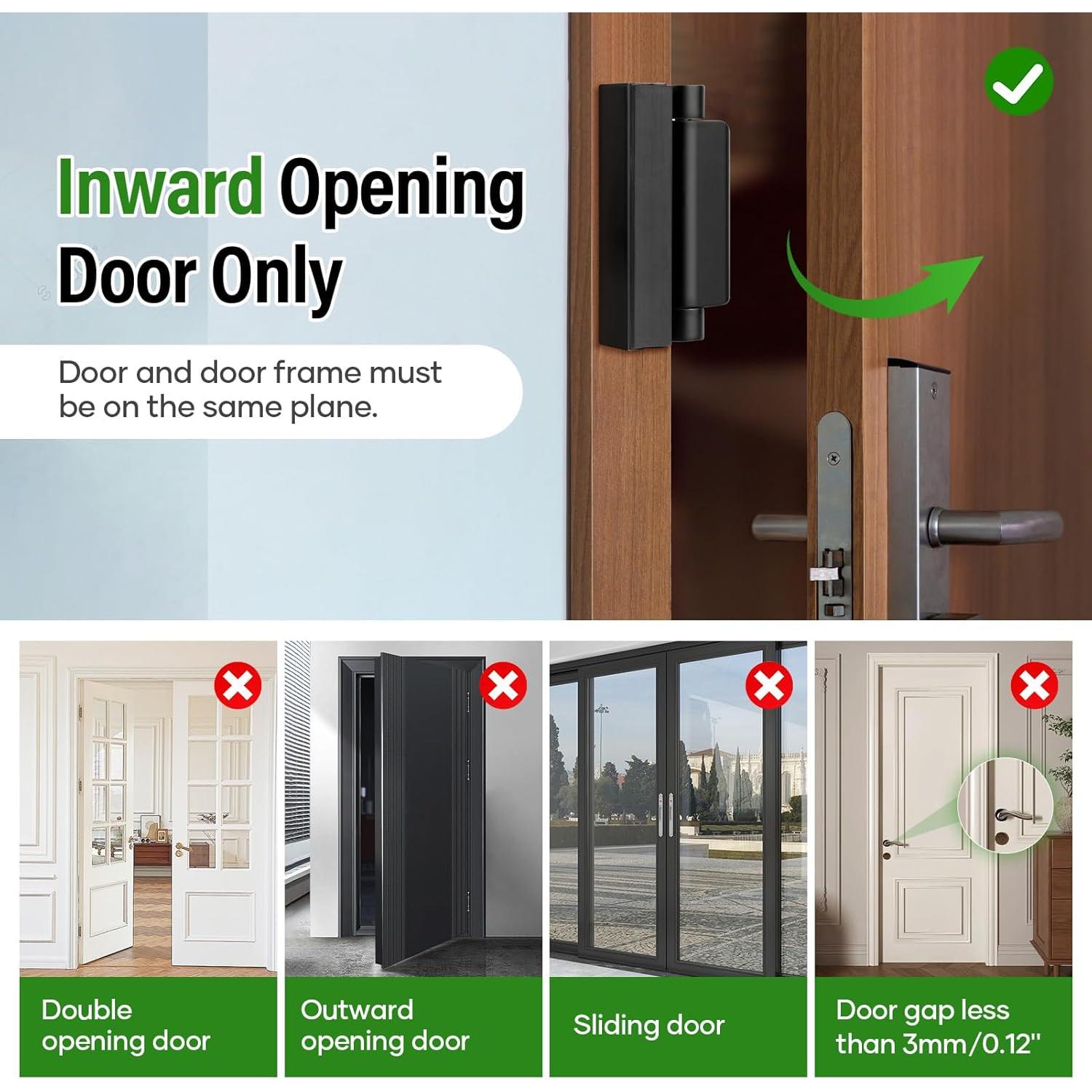 Cerradura de refuerzo Geyrut para puerta interior - Seguridad alta