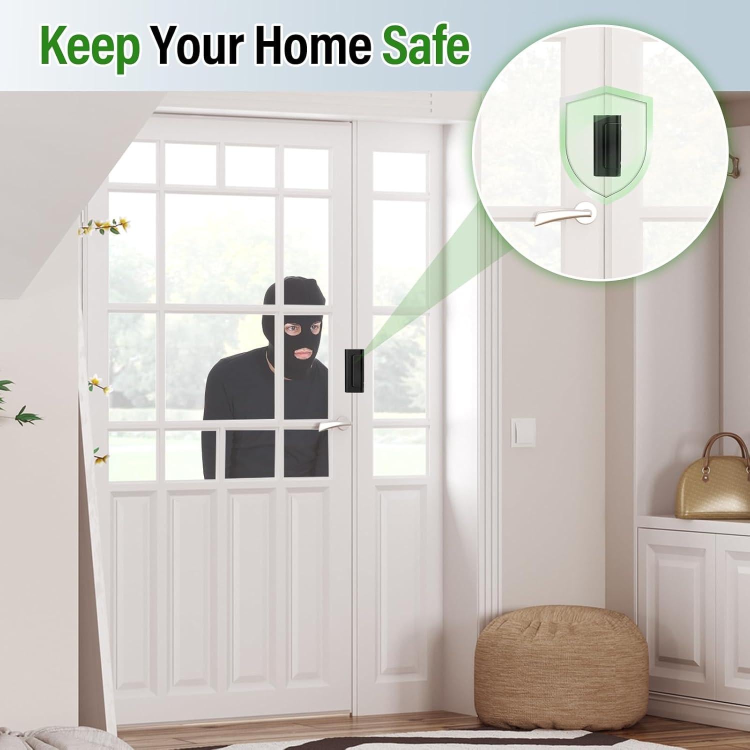 Cerradura de refuerzo Geyrut para puerta interior - Seguridad alta