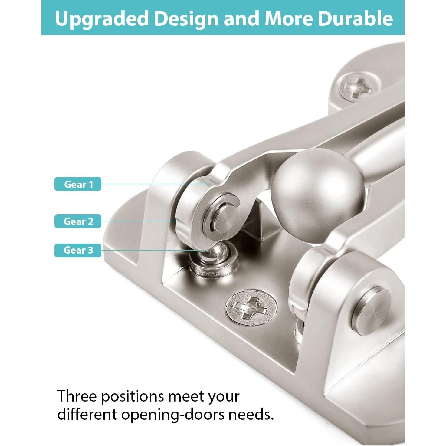 Cerradura de Seguridad CRANACH para Puerta - Aluminio Niquelado