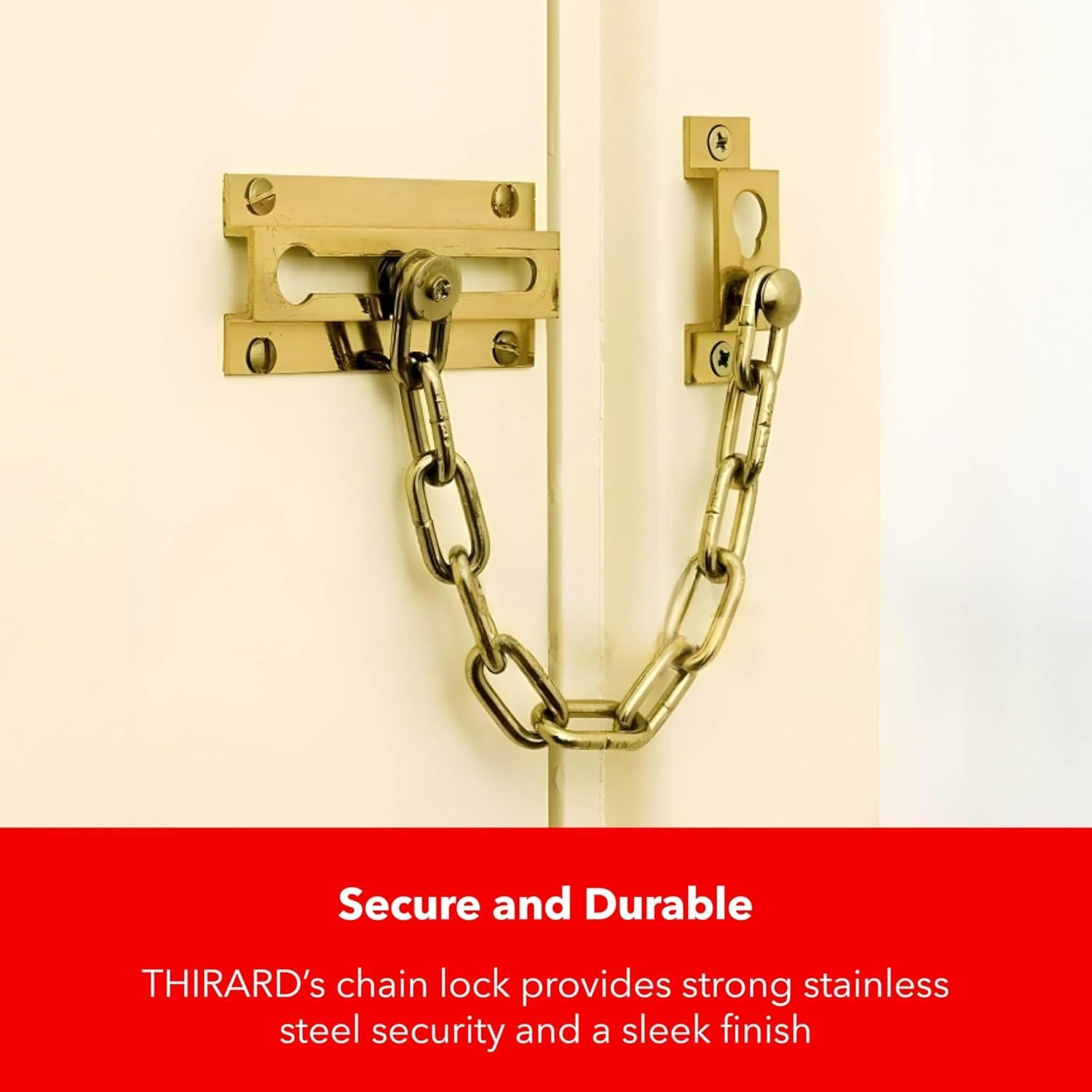 Cerradura de Cadena Thirard Acero Inoxidable 14.2 cm Oro