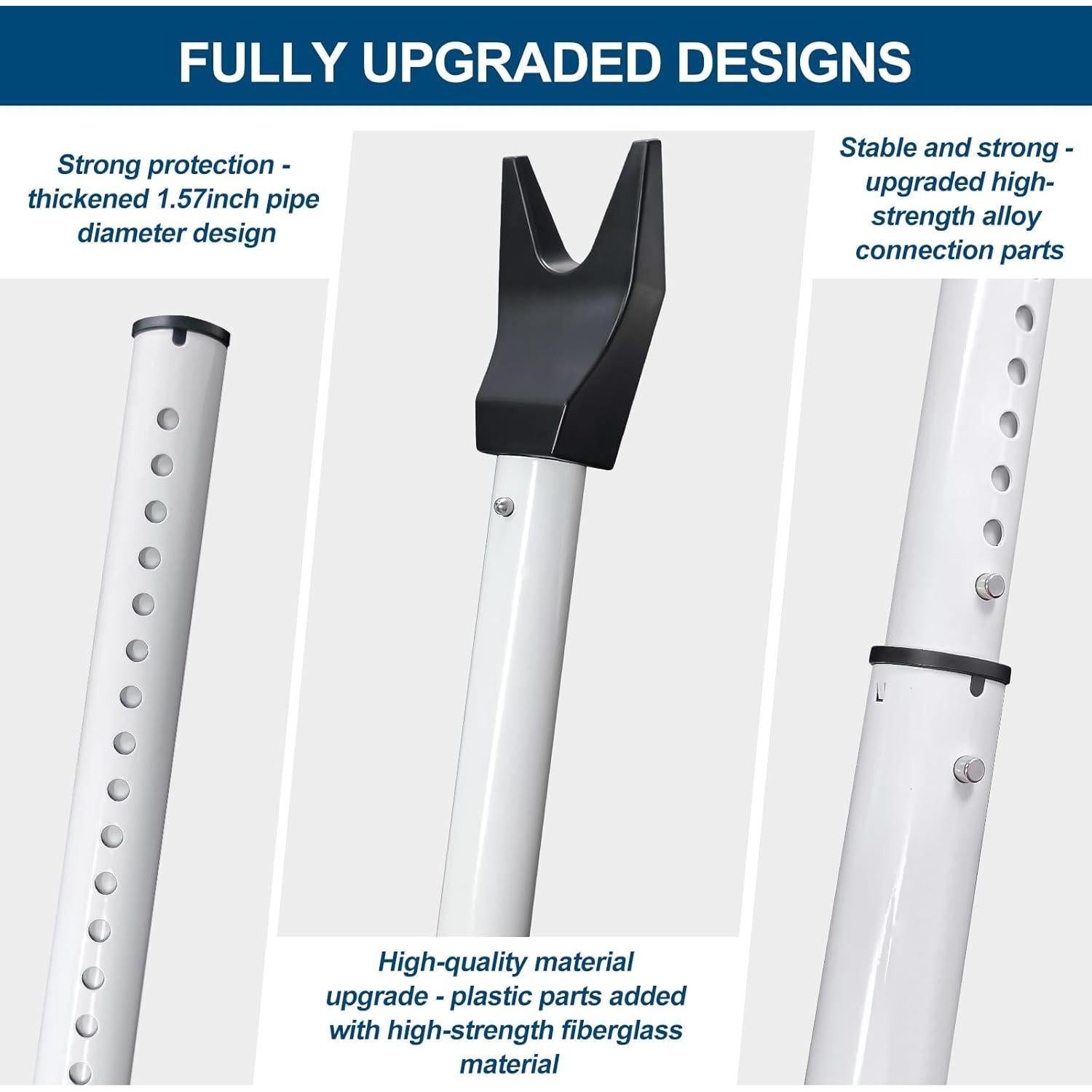 Paquete de 2 Barras de Seguridad Rerishom para Puertas