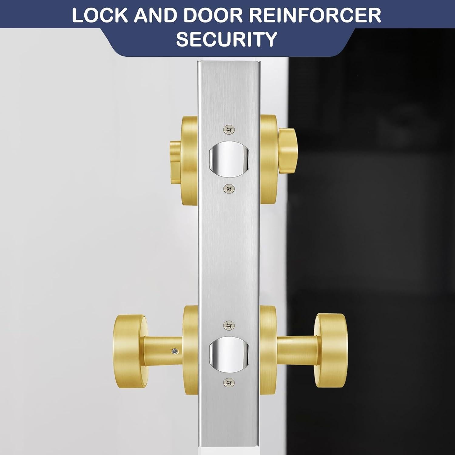 Placa de Refuerzo de Puerta NAUBEA Acero Inoxidable 27,62 cm