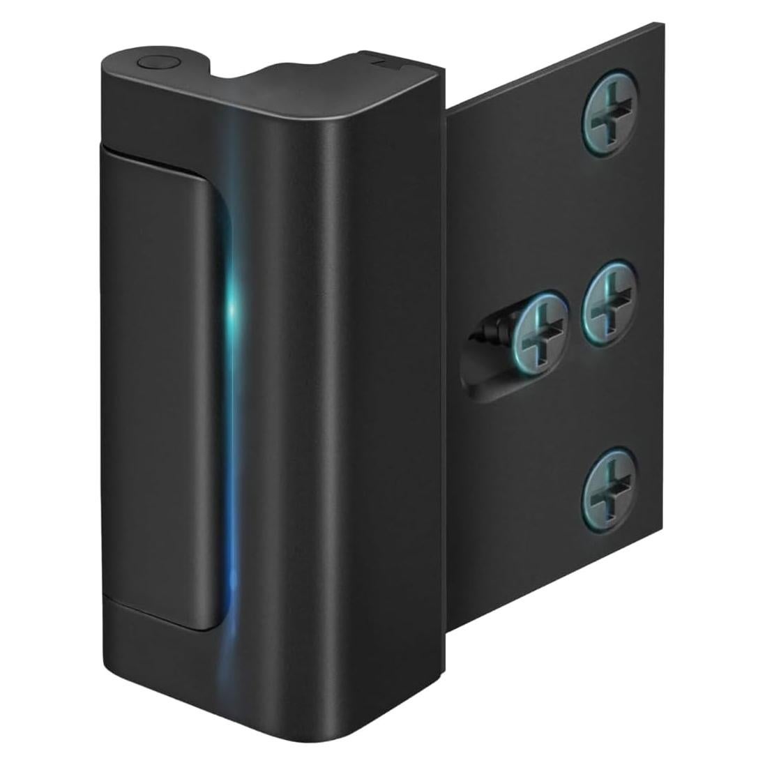 Cerradura de Refuerzo A-Four para Puertas - Aluminio Negro