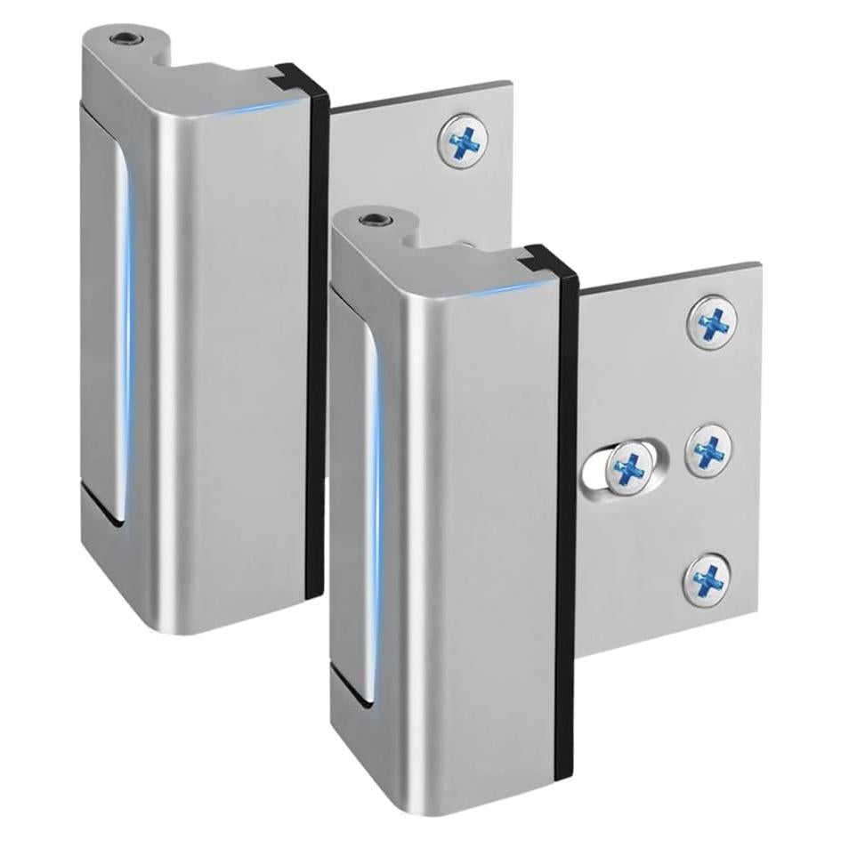 Cerradura de Seguridad KOVOSCH Refuerzo 2 Paquete Plata