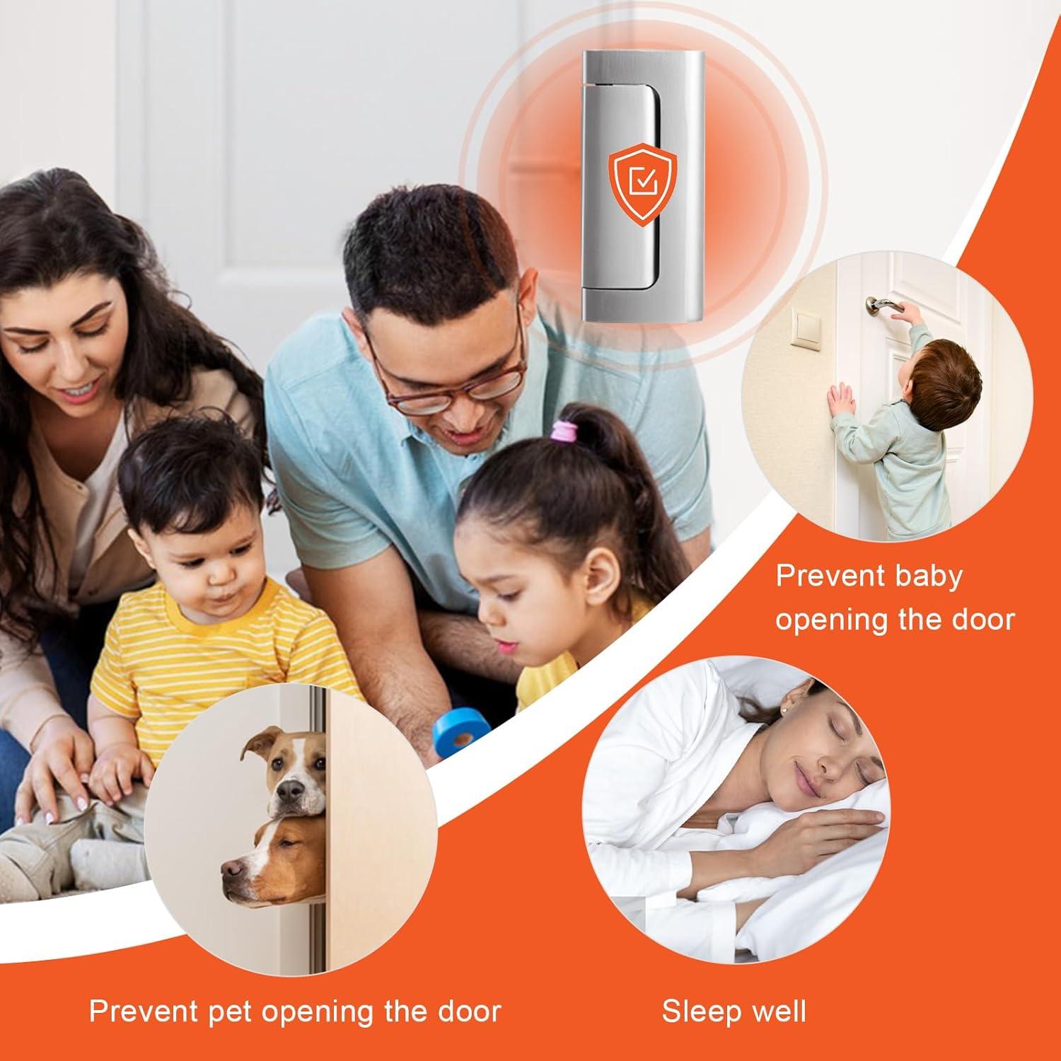 Cerradura de Seguridad KOVOSCH Refuerzo 2 Paquete Plata