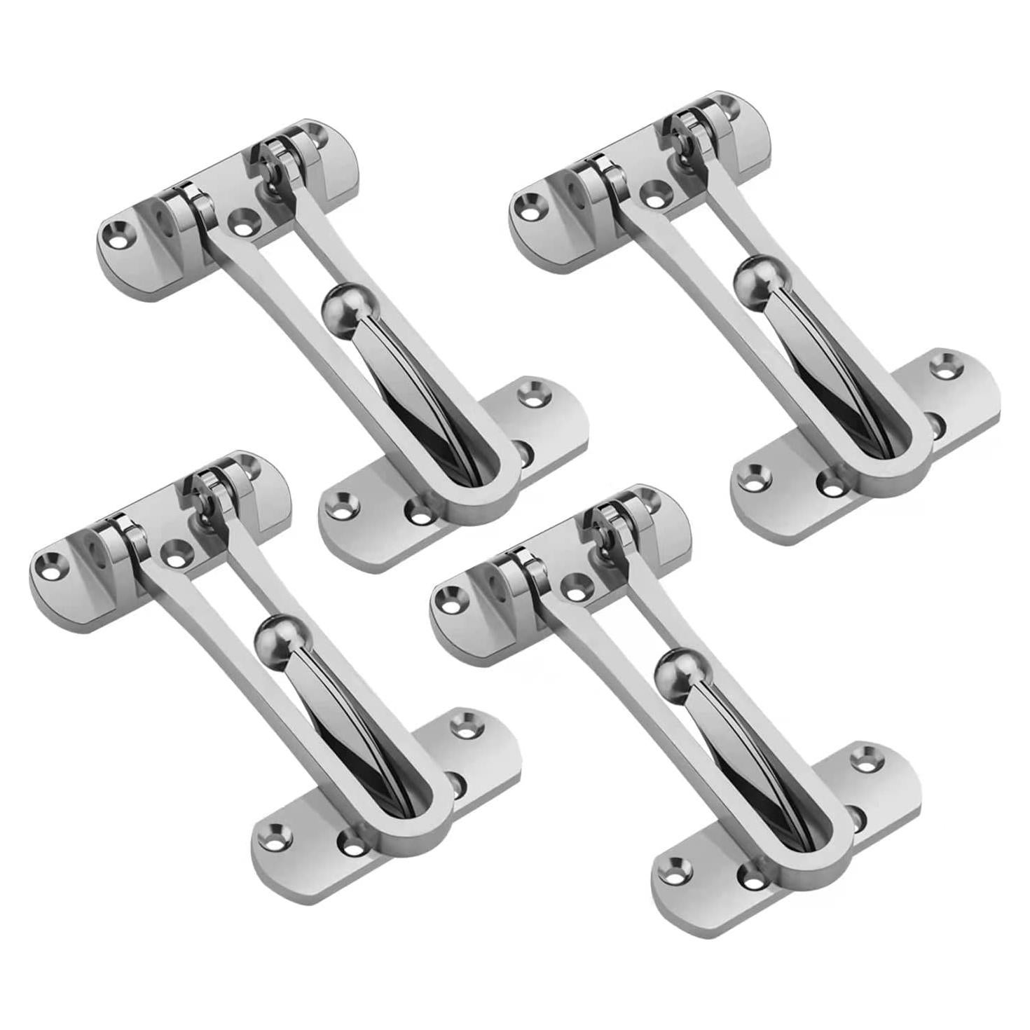 Cerradura de Barra Giratoria SHIJUNHE 4 Piezas Plata