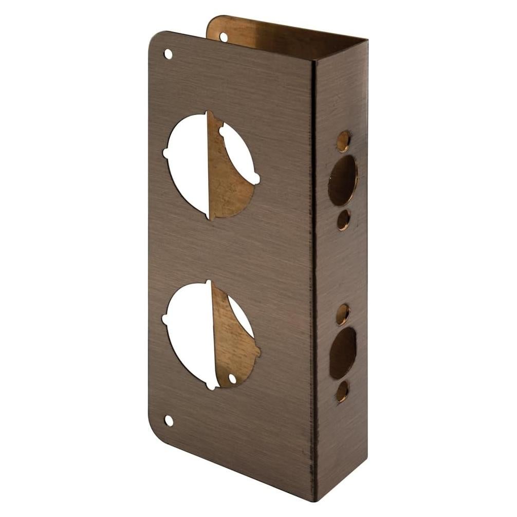 Placa de Refuerzo de Cerradura Prime-Line Latón Antiguo 4,45 cm