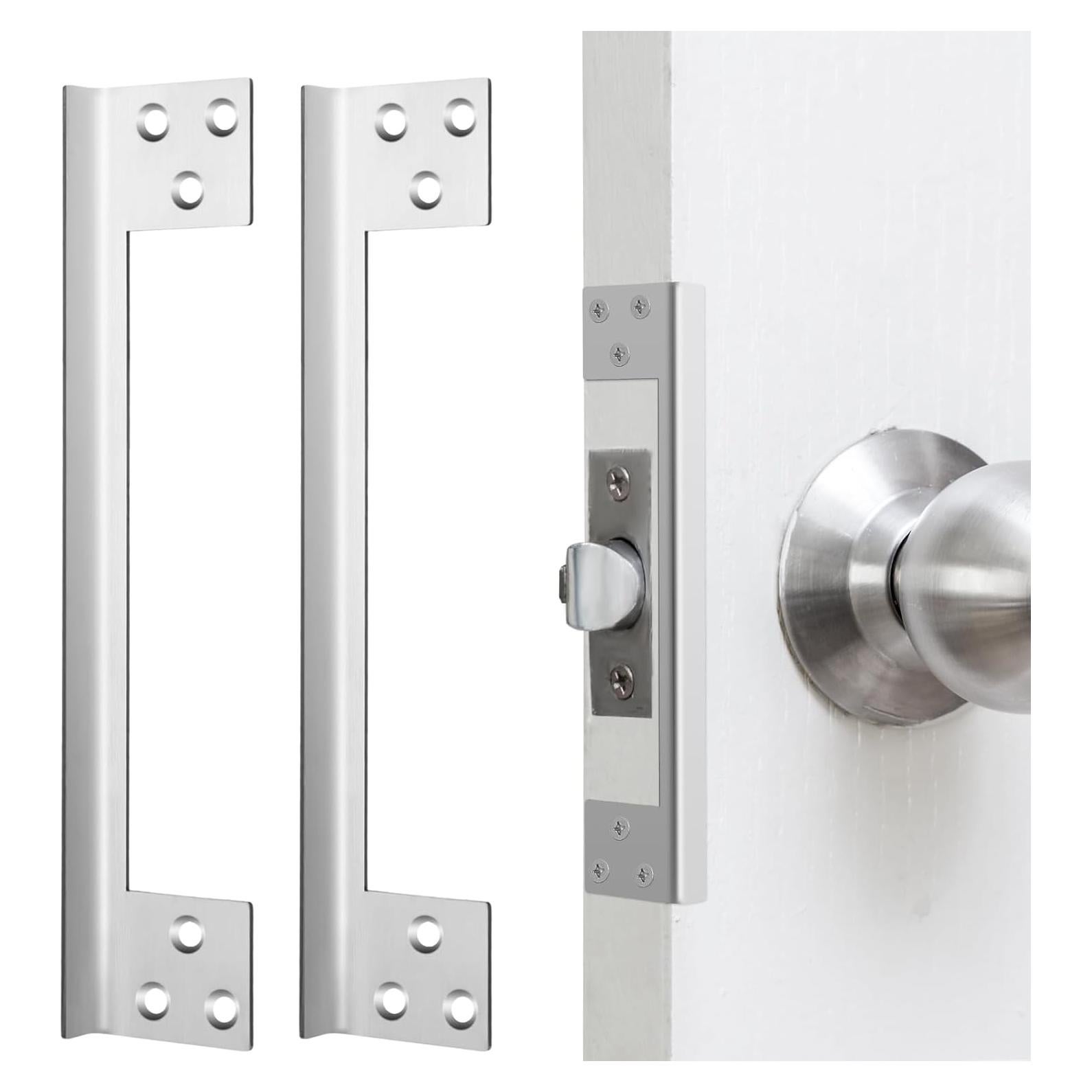 Placa de Protección de Pestillo Blulu 18 cm Acero Inoxidable - 2 Piezas