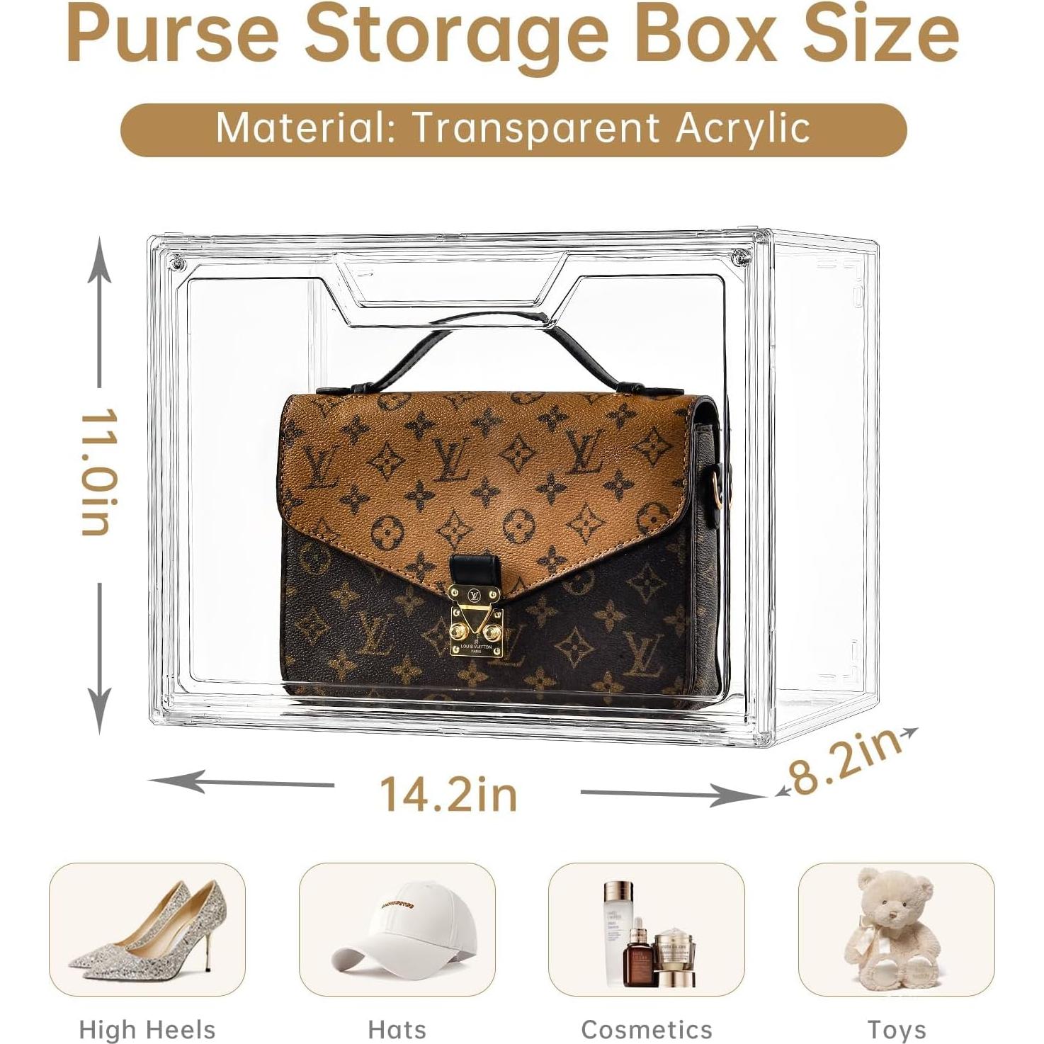 Organizador de Bolsos Stebopum 5 Paquete Acrílico Transparente