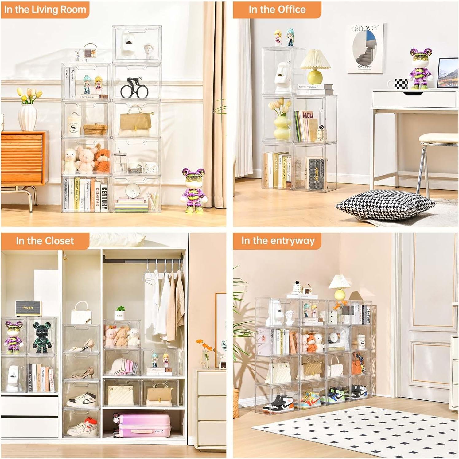 Organizador de Bolsos Stebopum 5 Paquete Acrílico Transparente