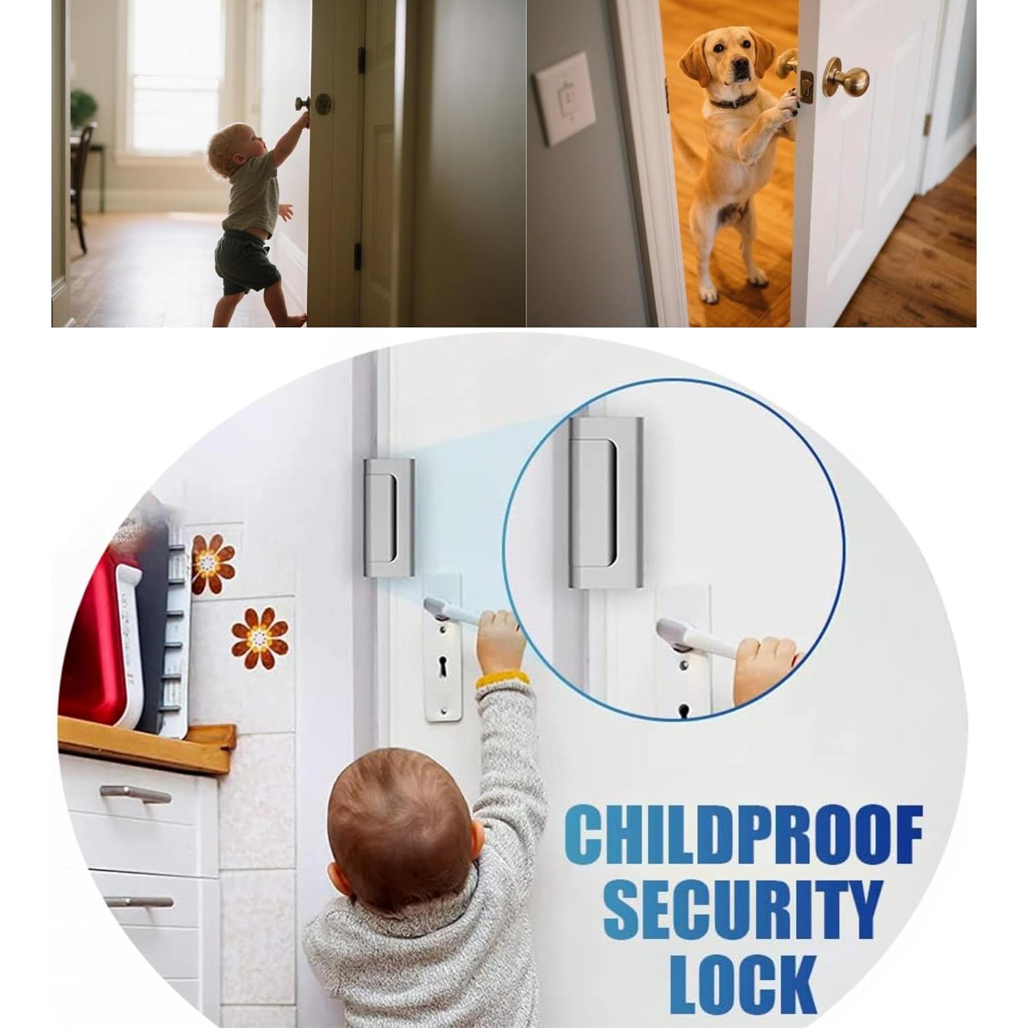 Cerraduras de Seguridad SIGZKK para Puertas - Paquete de 2