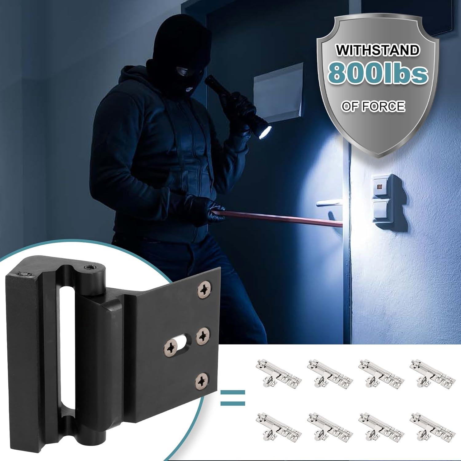 Cerradura de Refuerzo para Puerta POWLAB 2 Paquete Seguridad