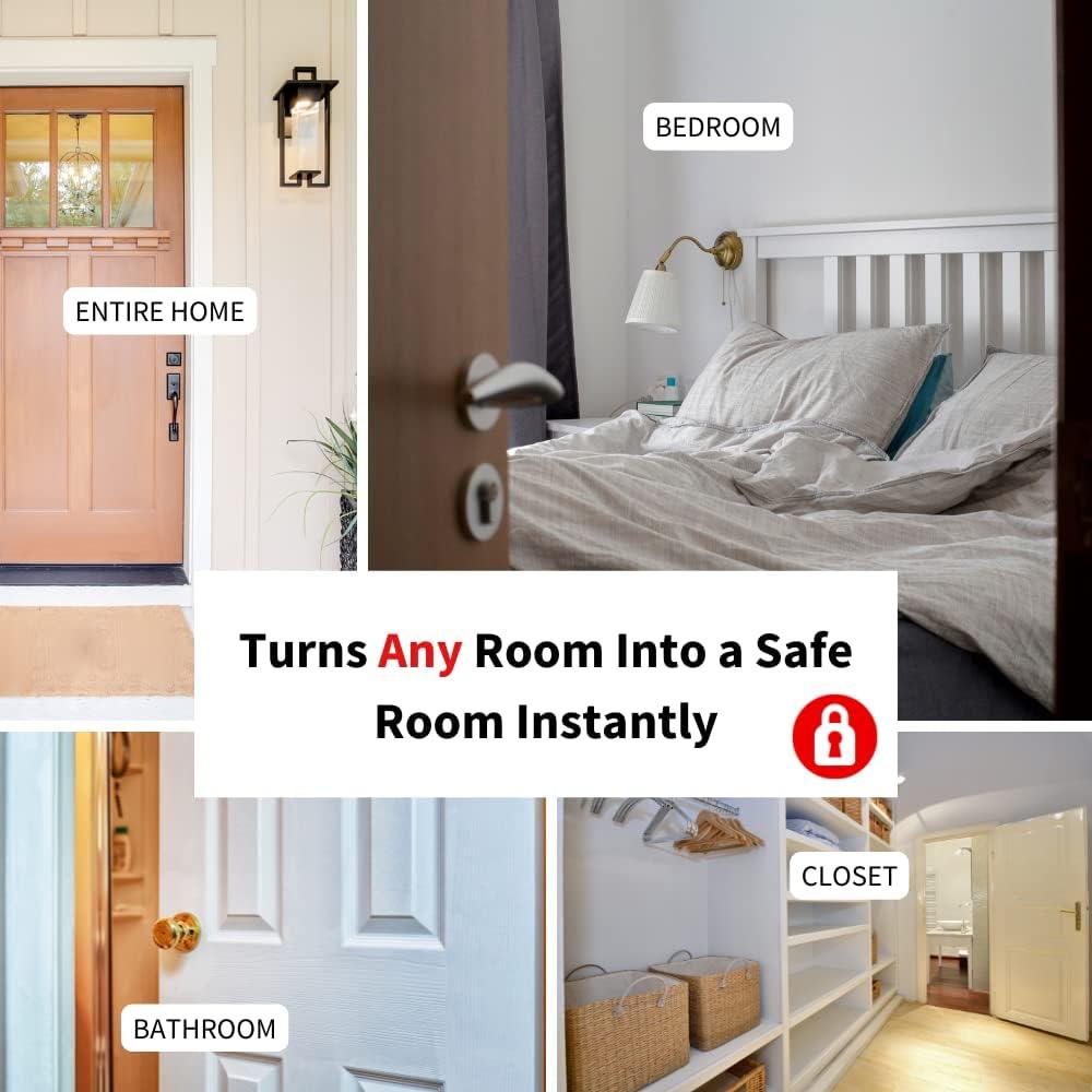 Cerradura de alta seguridad FlipLok FL23RSBK - Sin llave, negra