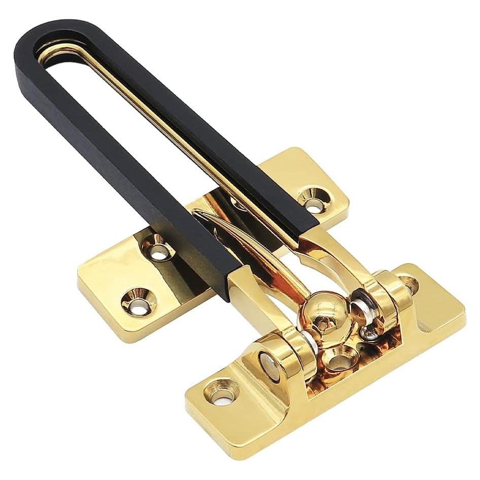 Guardia de Cerradura de Seguridad Ekris Dorado para Puerta