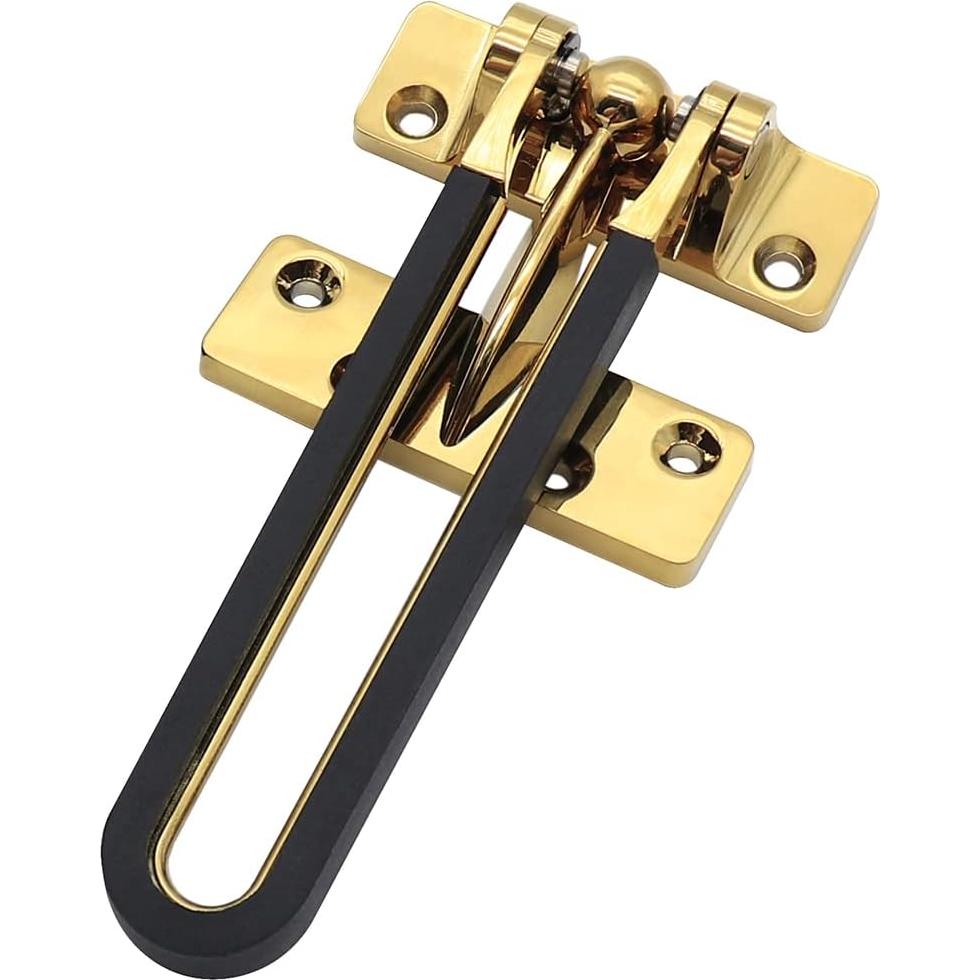 Guardia de Cerradura de Seguridad Ekris Dorado para Puerta