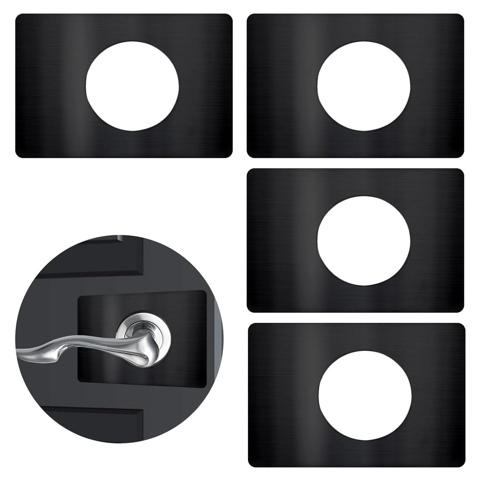 Placa de Refuerzo para Cerradura de Puerta Zolunu - 4 Piezas