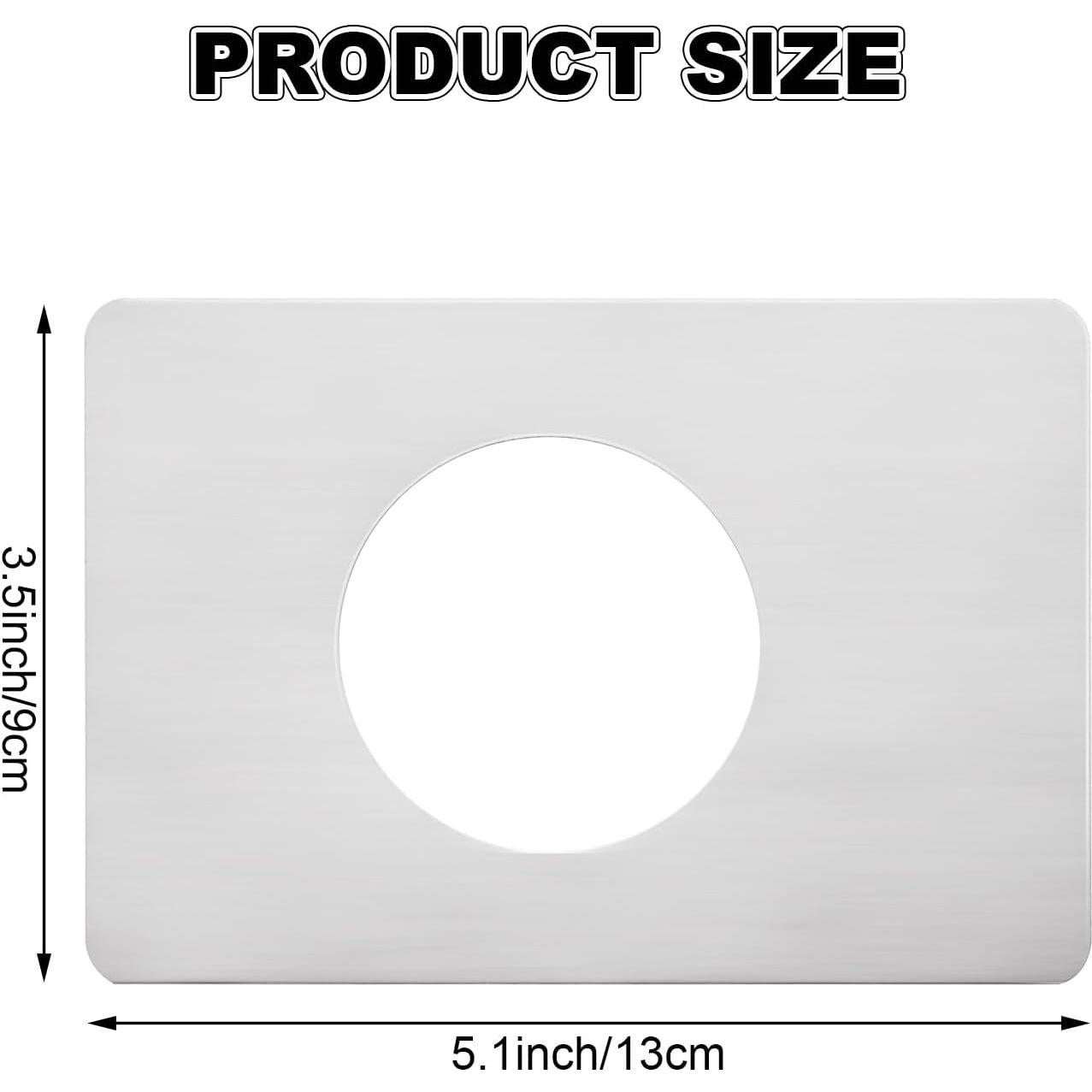 12 Placas de Refuerzo de Puerta MUXHEL Acero Inoxidable