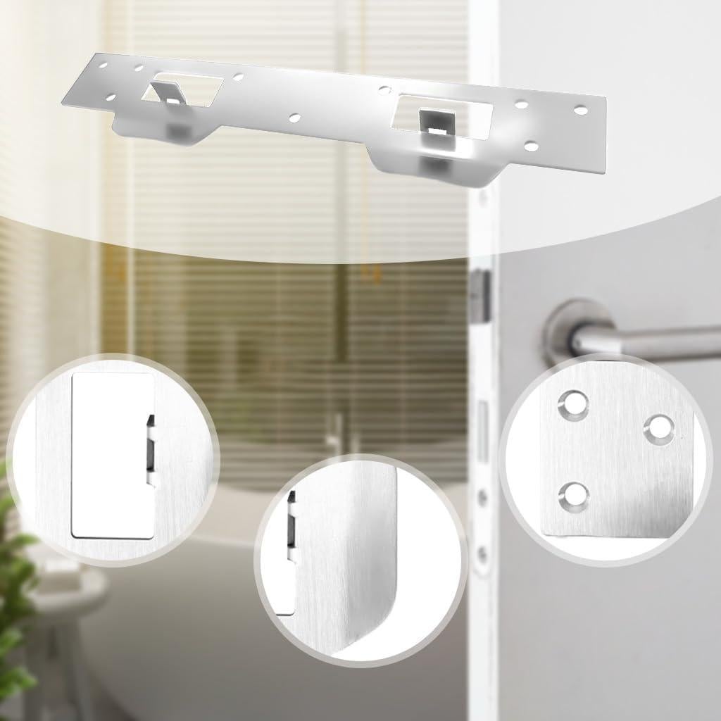 Placa de refuerzo para cerradura Primst 27.94x1.02cm Plata