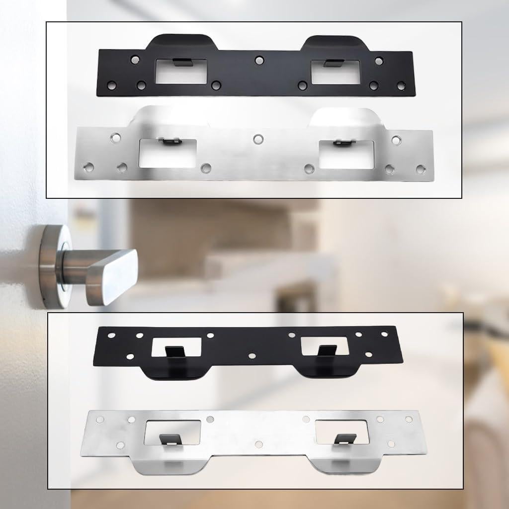 Placa de refuerzo para cerradura Primst 27.94x1.02cm Plata