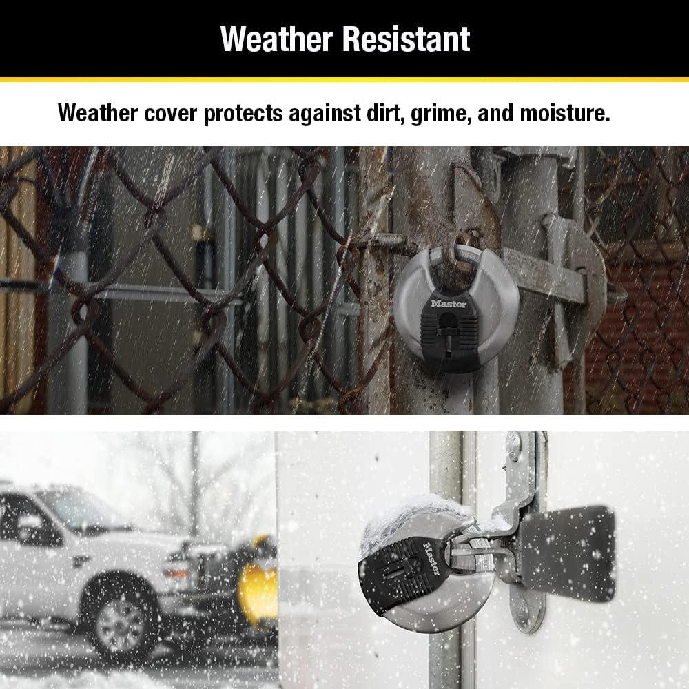 Candado Discóbolo Master Lock M50XD Acero Inoxidable 79mm