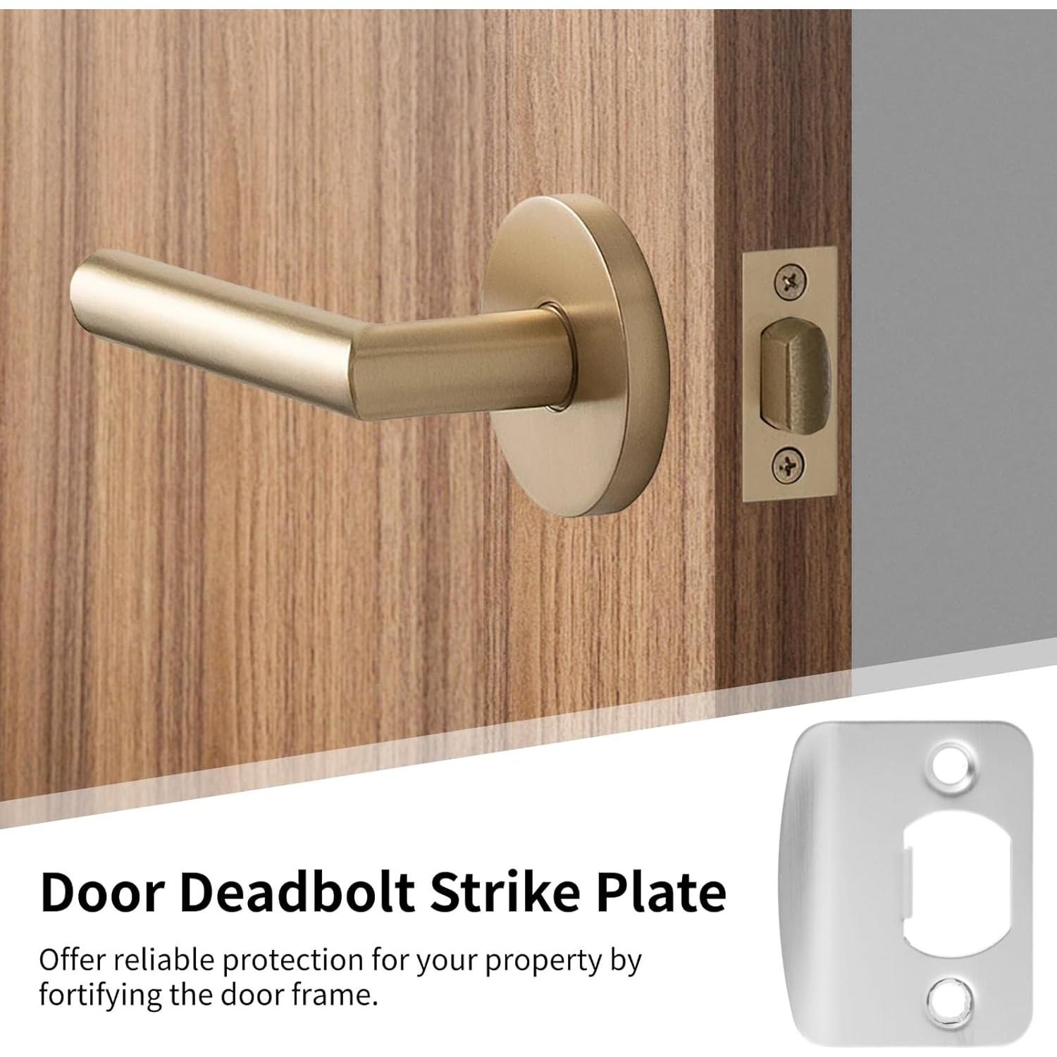 12 Placas de Golpe de Acero Inoxidable OMISTAR para Puertas