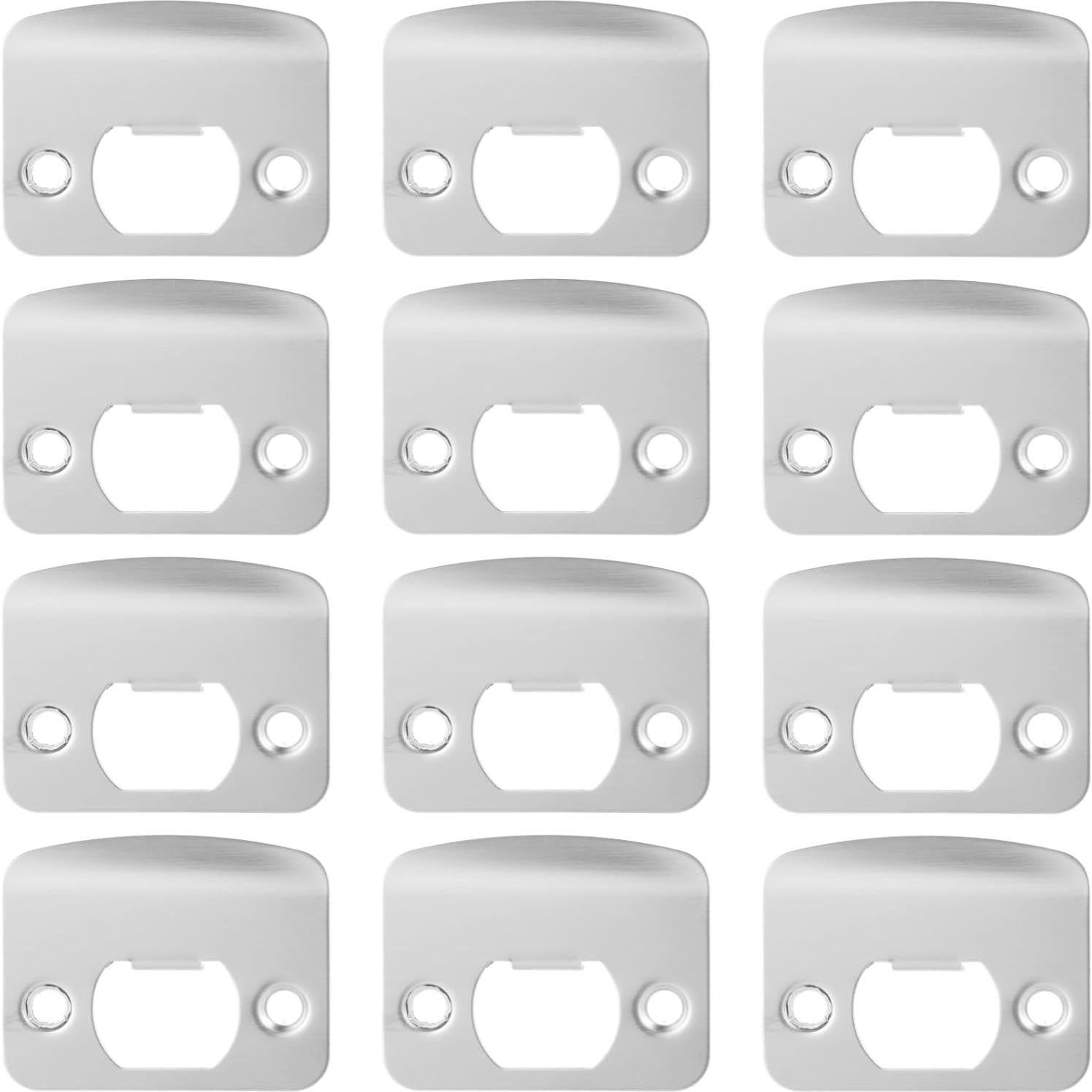 12 Placas de Golpe de Acero Inoxidable OMISTAR para Puertas