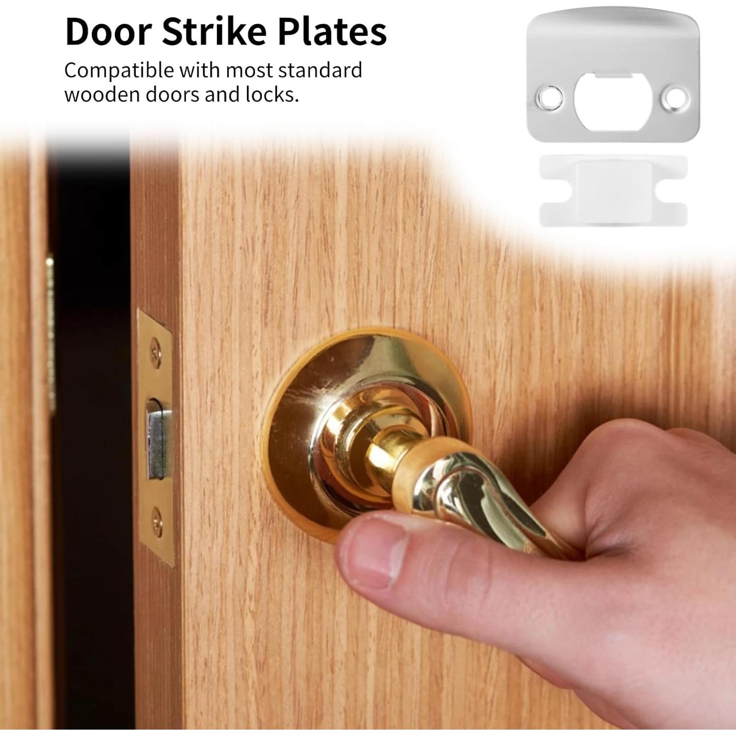 12 Placas de Golpe Acero Inoxidable OMISTAR para Puertas