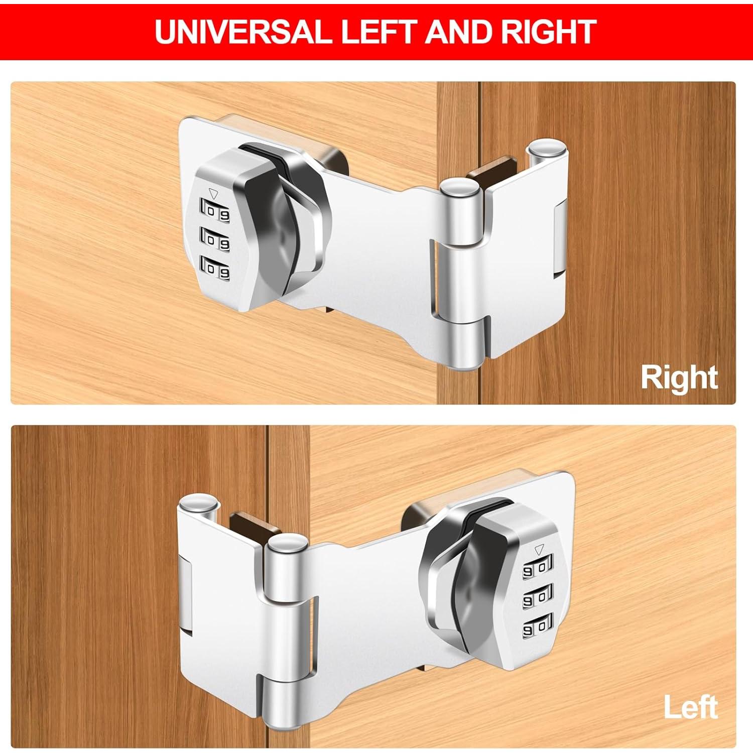 Cerradura de Combinación KIBBEH Acero Inoxidable 304 Blanco