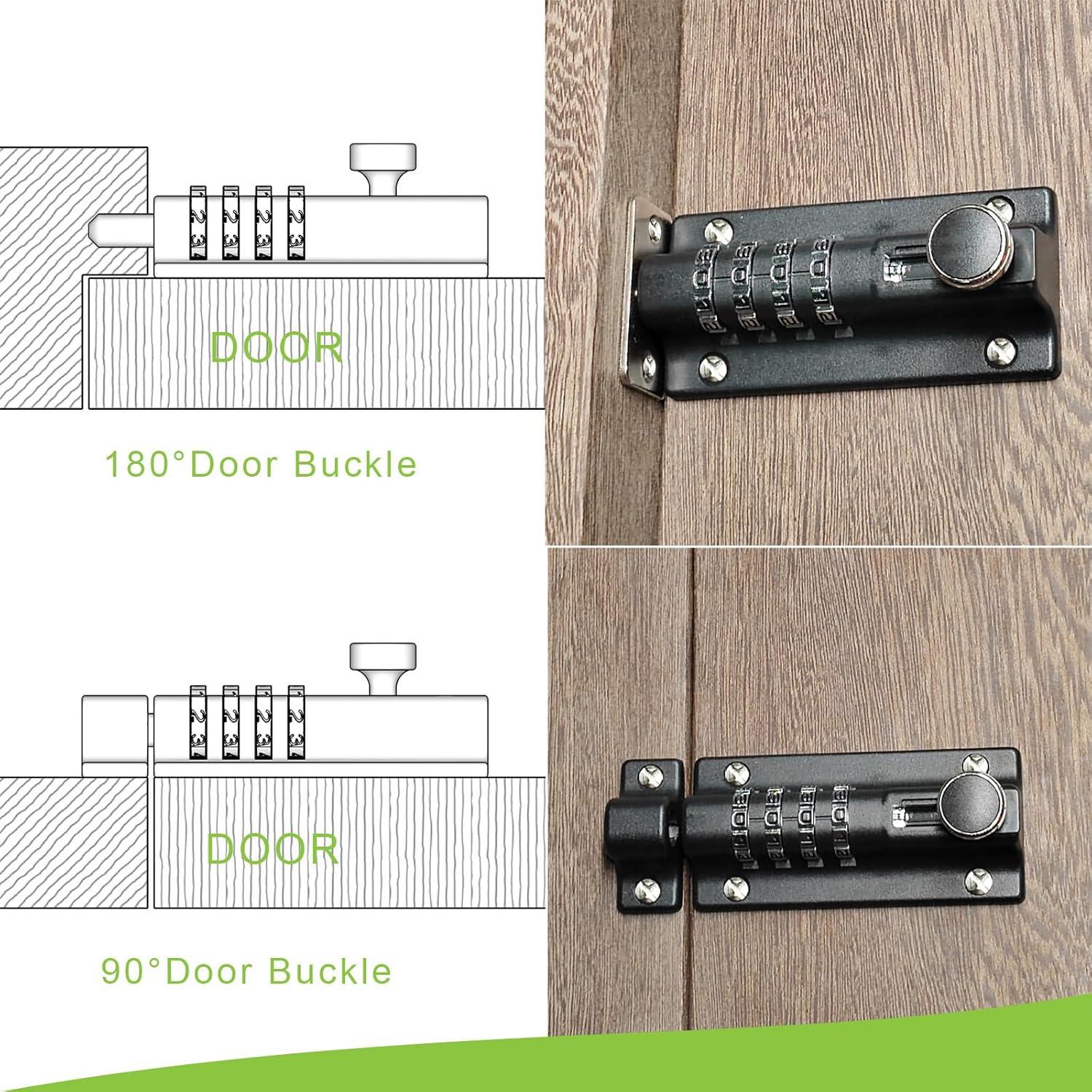 Cerradura de Combinación Kezzon DLB001B 4 Dígitos Alta Seguridad