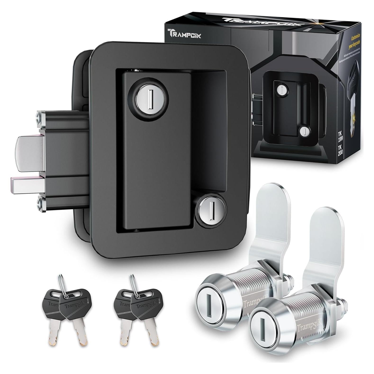 Juego de Cerraduras TrampgiK para Puertas de RV - 3 Piezas