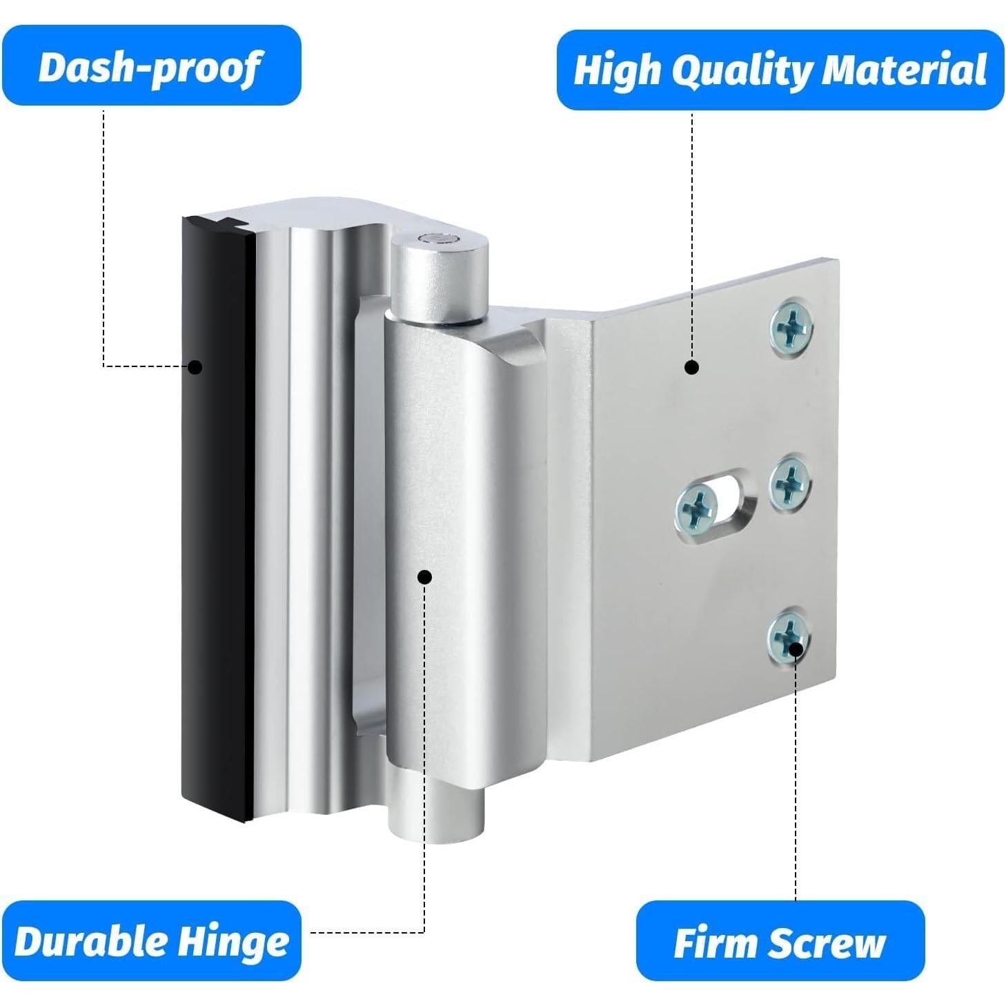 Cerradura Reforzada DUOSI XK1220W-010 Acero Inoxidable 800 lbs