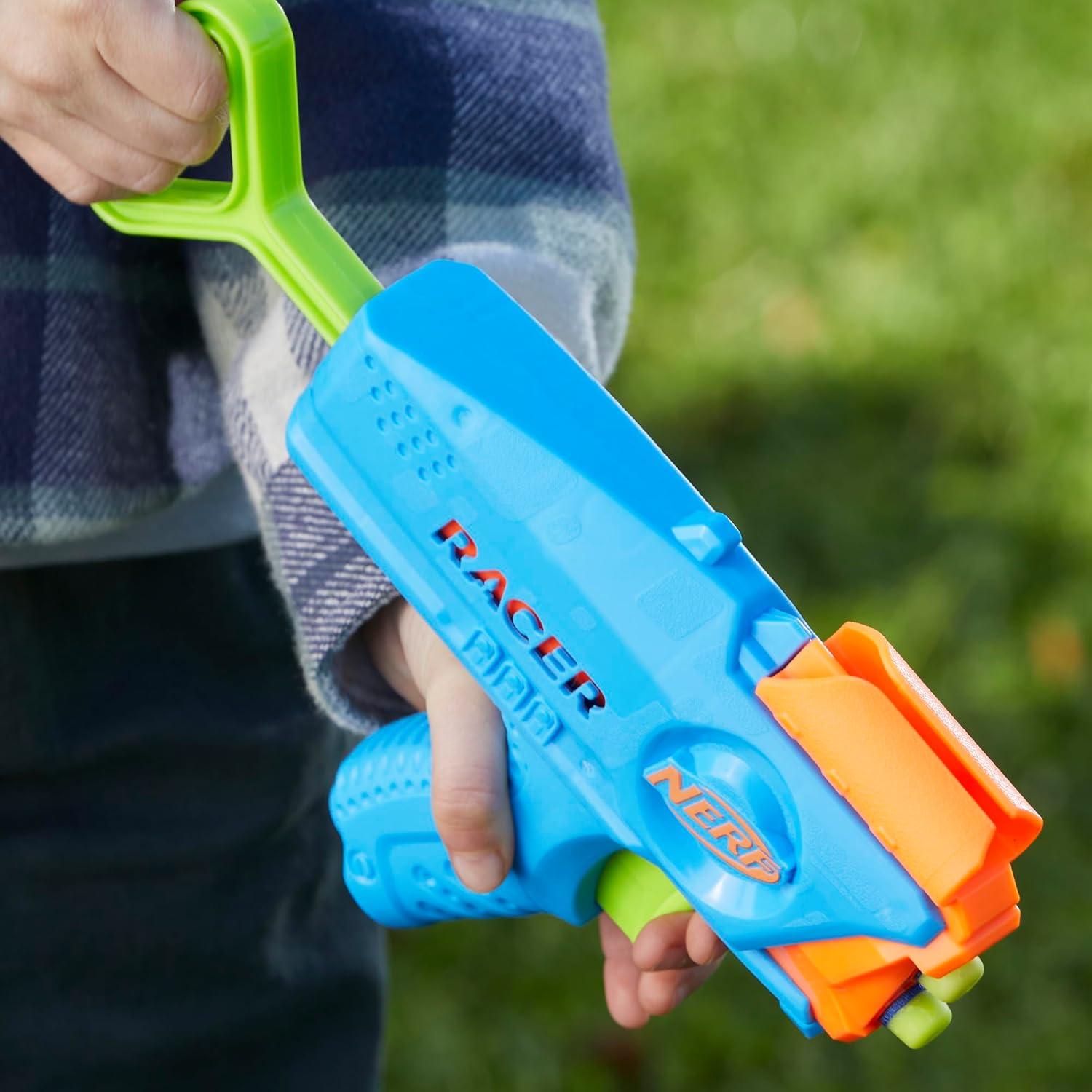 Nerf Elite Junior Racer Blaster 4 Dardos para Niños 6+