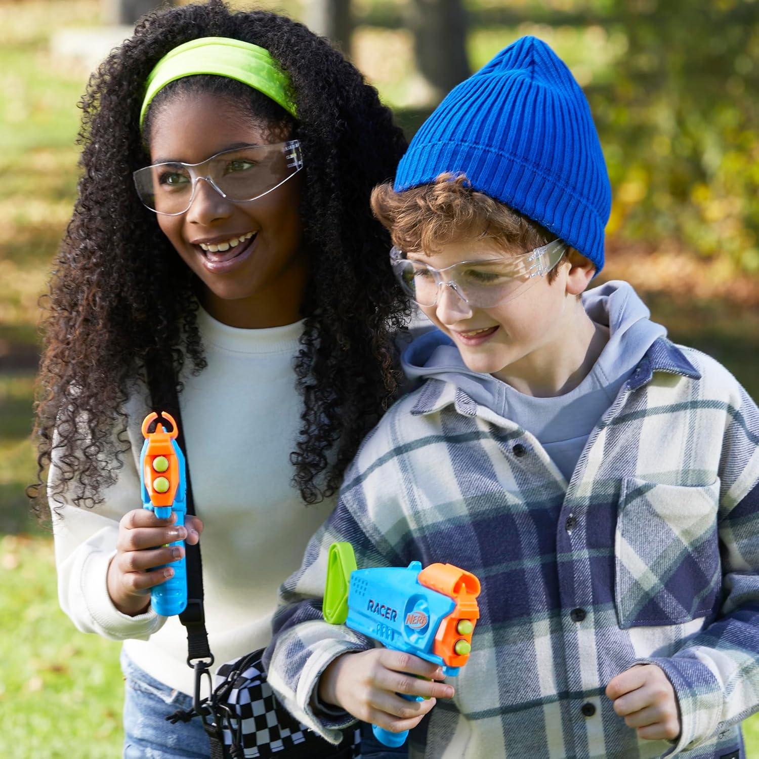 Nerf Elite Junior Racer Blaster 4 Dardos para Niños 6+
