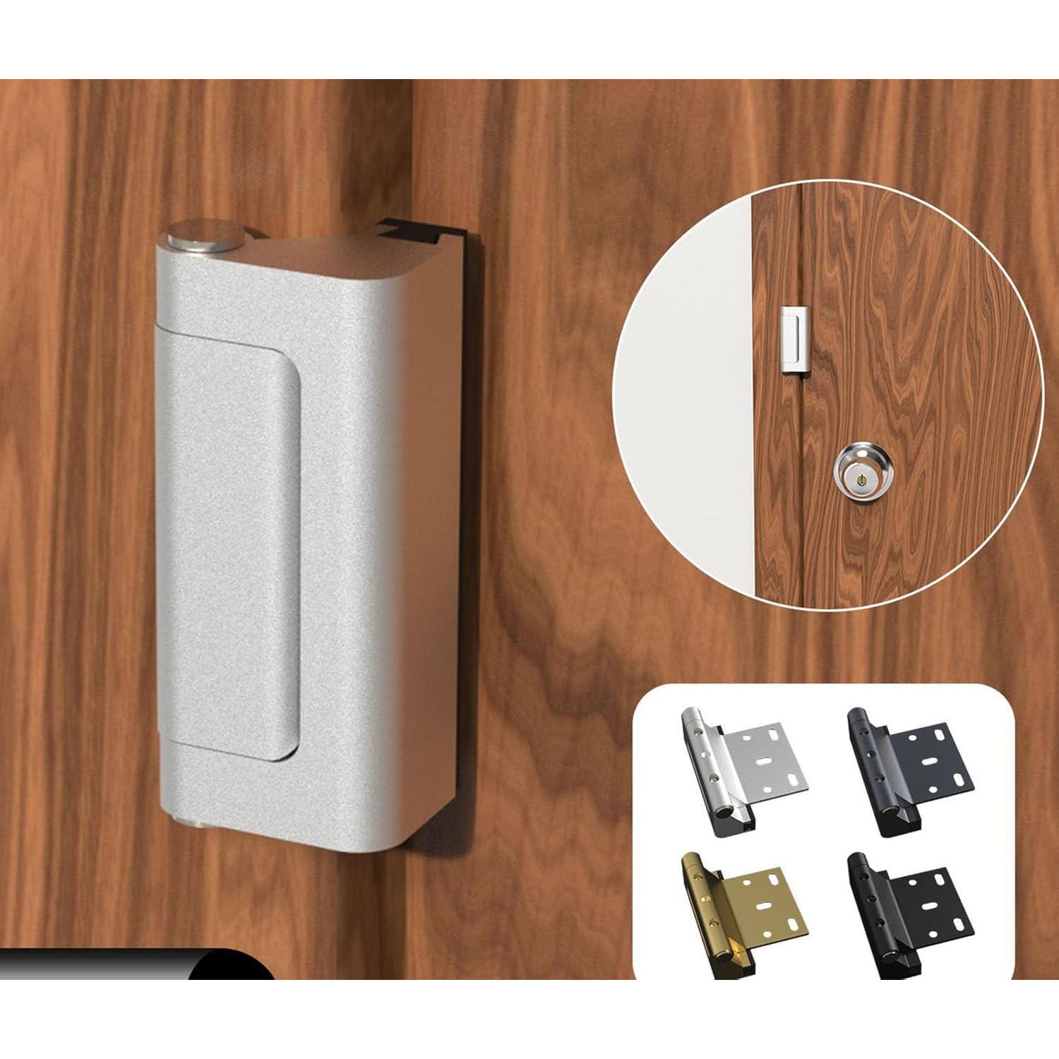 Cerradura de Seguridad AMBOJIE para Puerta - 2 Piezas, Aluminio