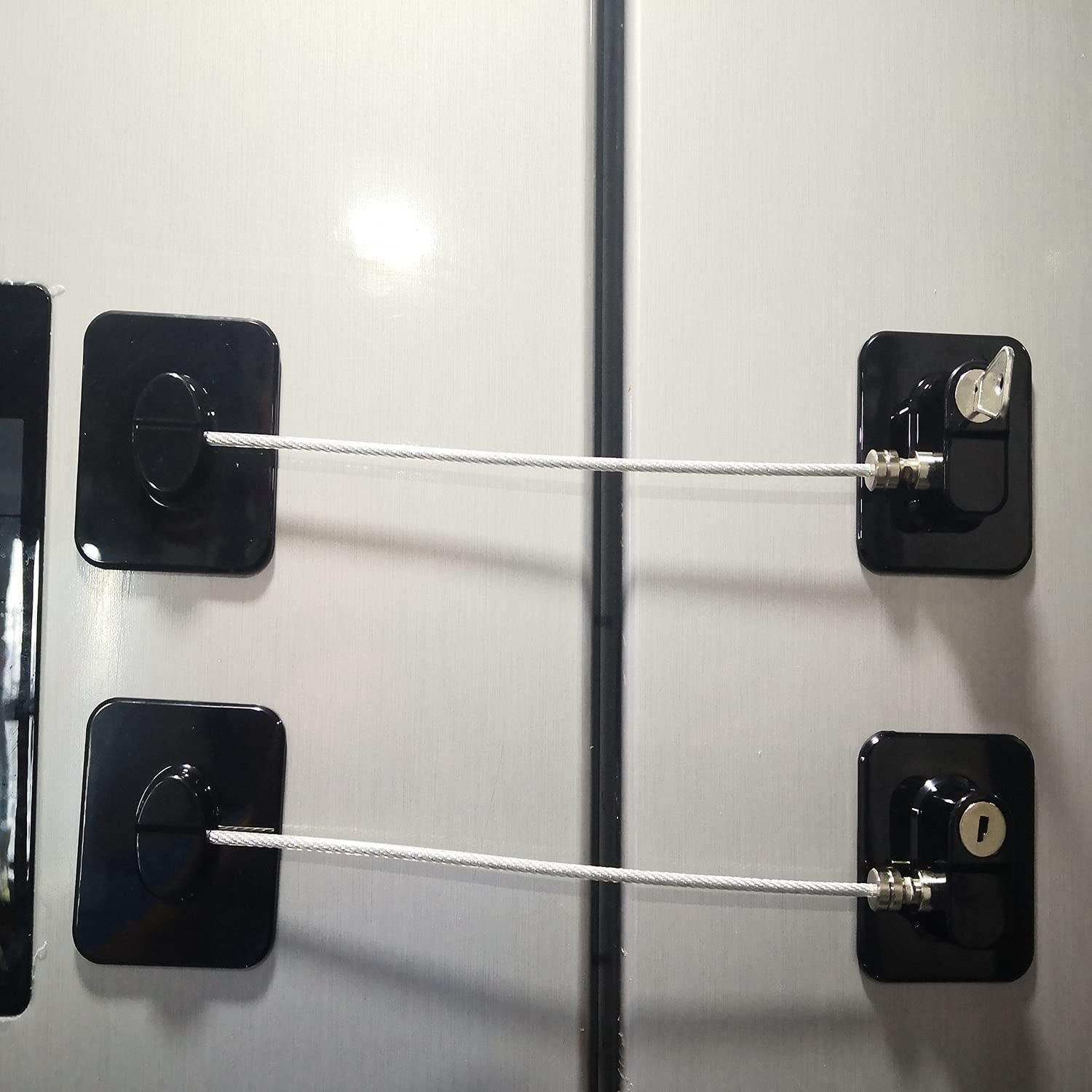 Cerradura de Refrigerador YEYA a Prueba de Niños 4 Paquete