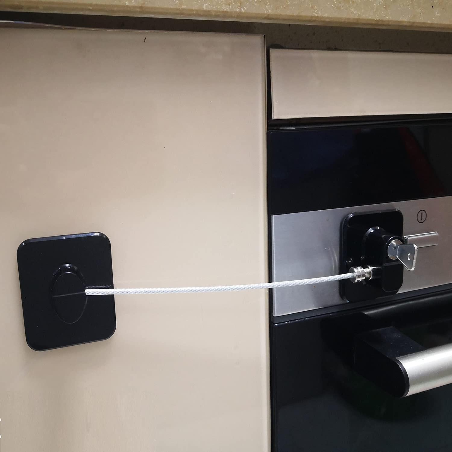 Cerradura de Refrigerador YEYA a Prueba de Niños 4 Paquete