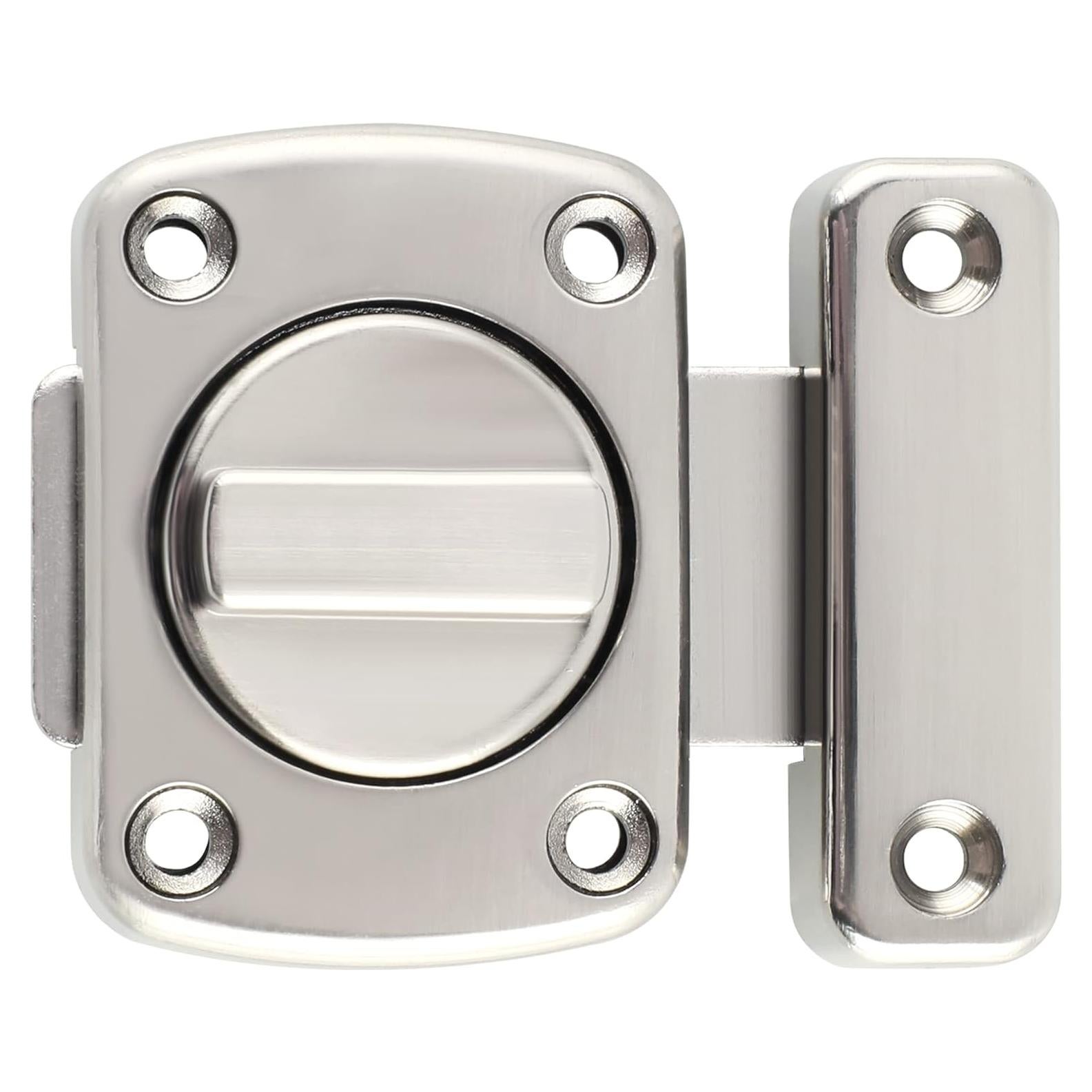 Cerradura de Puerta Alise MS220U con Pestillo Deslizante Cepillado