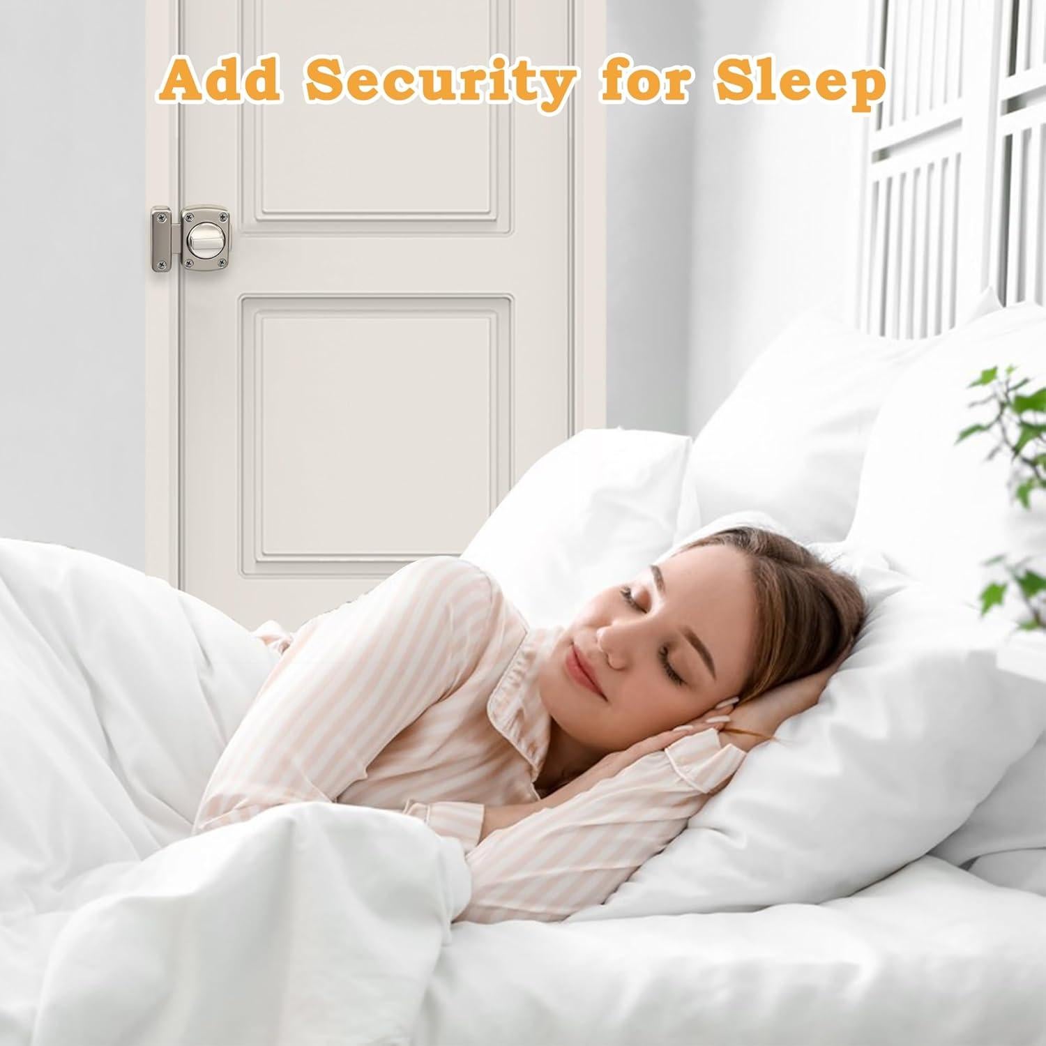 Cerradura de Puerta Alise MS220U con Pestillo Deslizante Cepillado