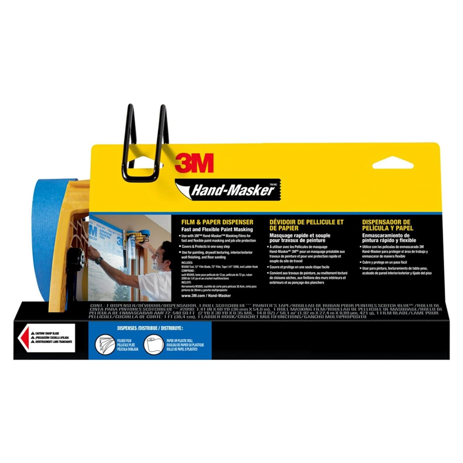 Kit Dispensador de Enmascarar 3M Hand-Masker M3000 - 1.22 kg