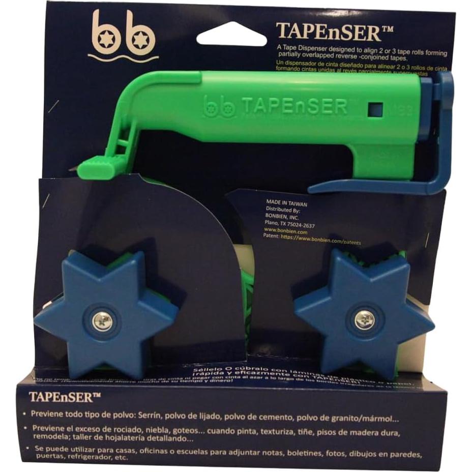 Dispensador de Cinta de Enmascarar TAPEnSER Doble Triple 21.59 cm