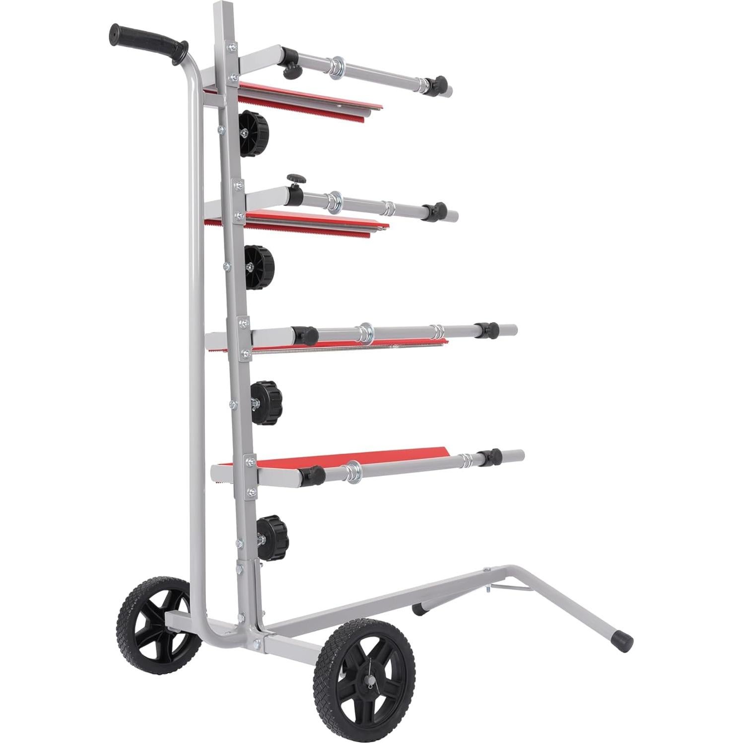 Soporte Móvil para Papel de Enmascarar KUAFU 4 Rollos