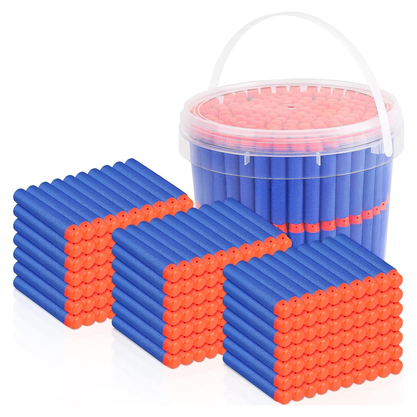 Dardos de Espuma Pokiiulk 300 Unidades para Nerf