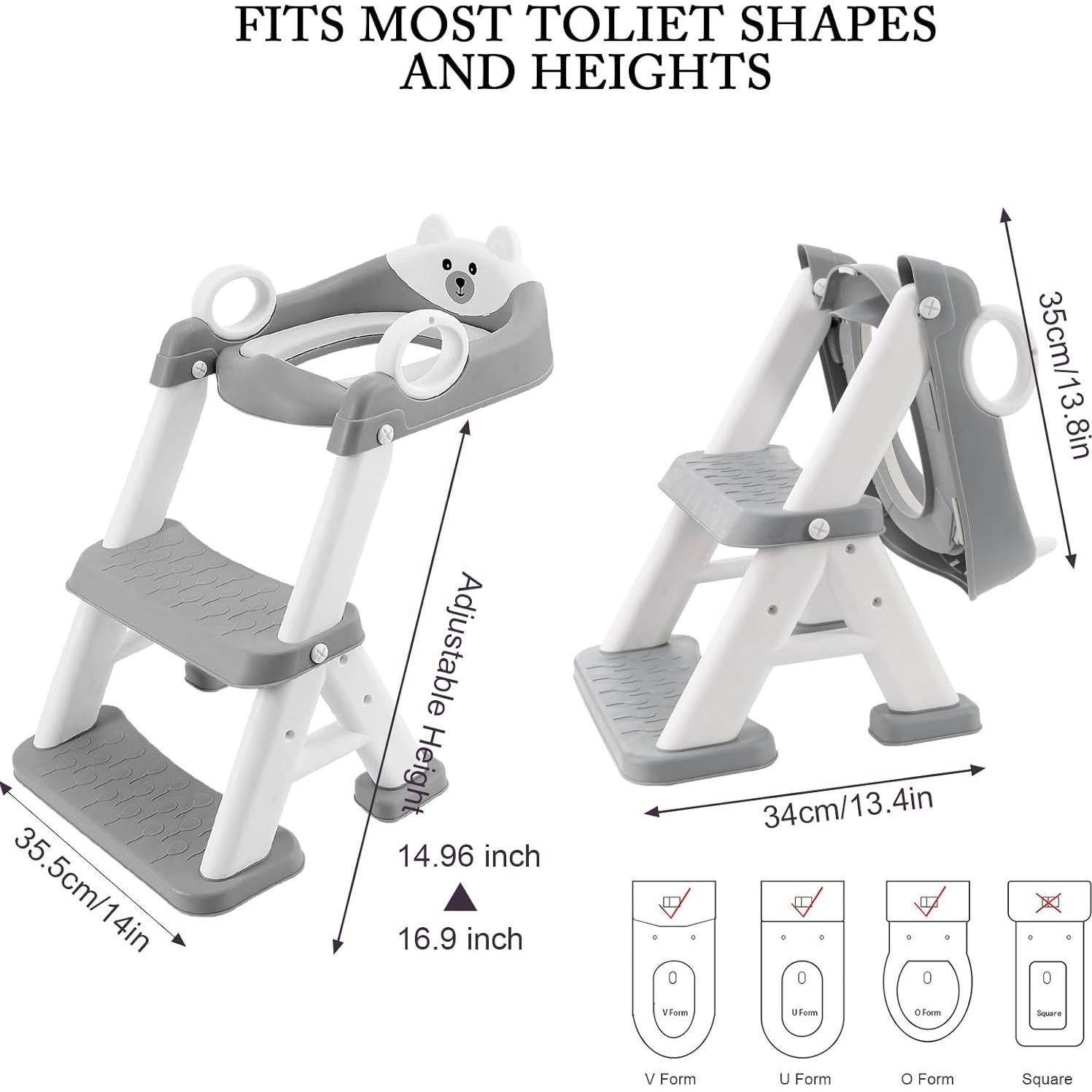 Asiento de Entrenamiento para Baño Fnaumdol Plegable Antideslizante