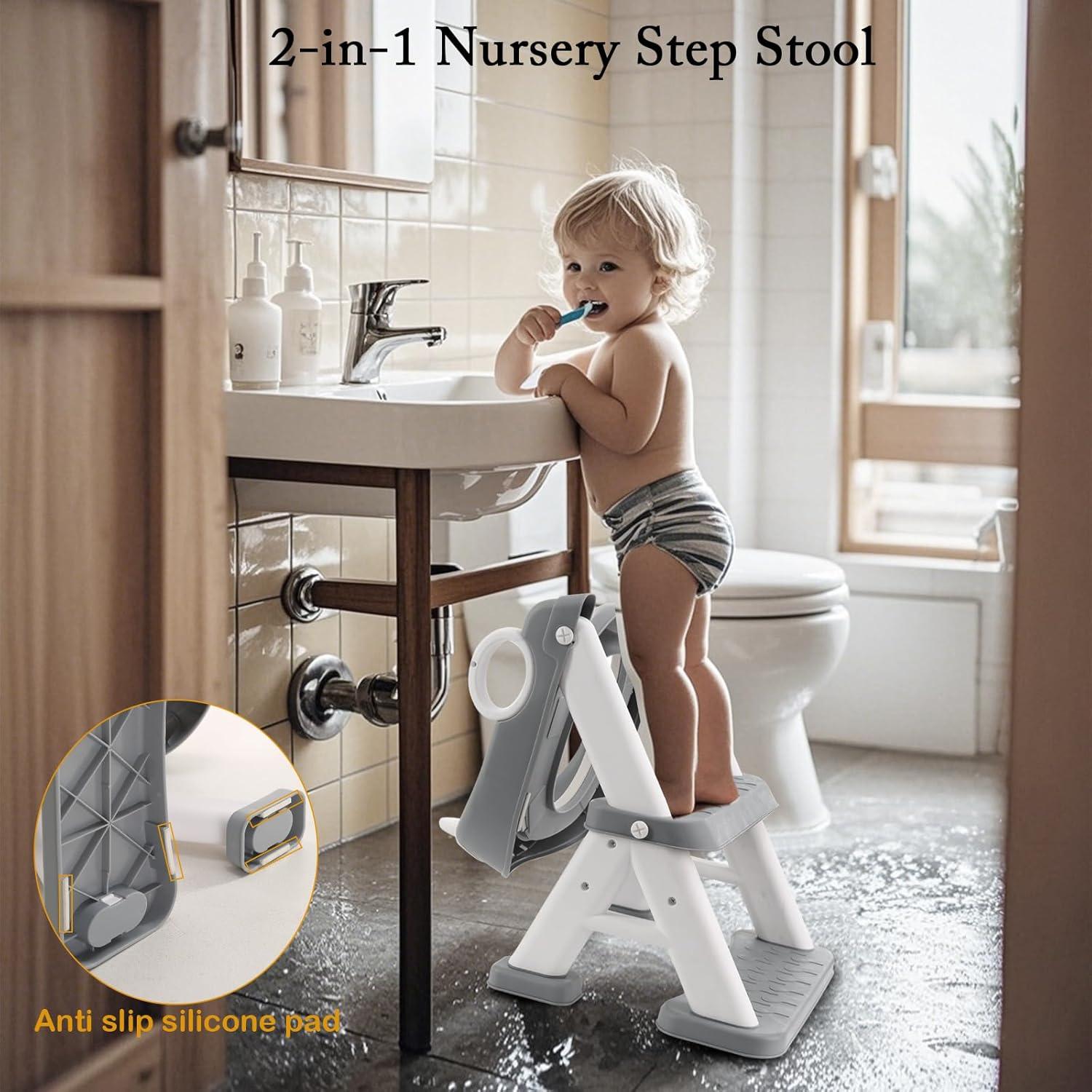 Asiento de Entrenamiento para Baño Fnaumdol Plegable Antideslizante