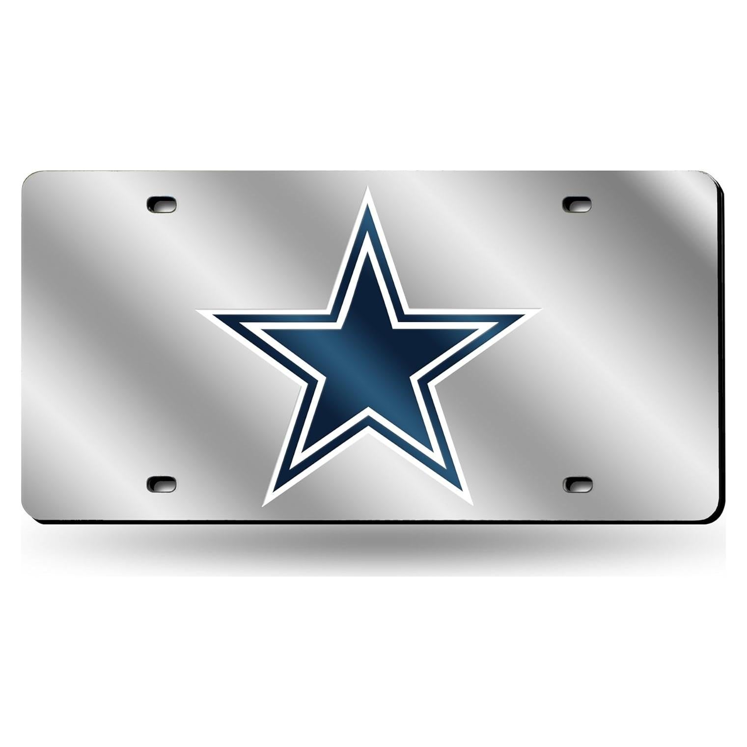 Placa de Matrícula NFL Rico Industries Cowboys 15x30 cm