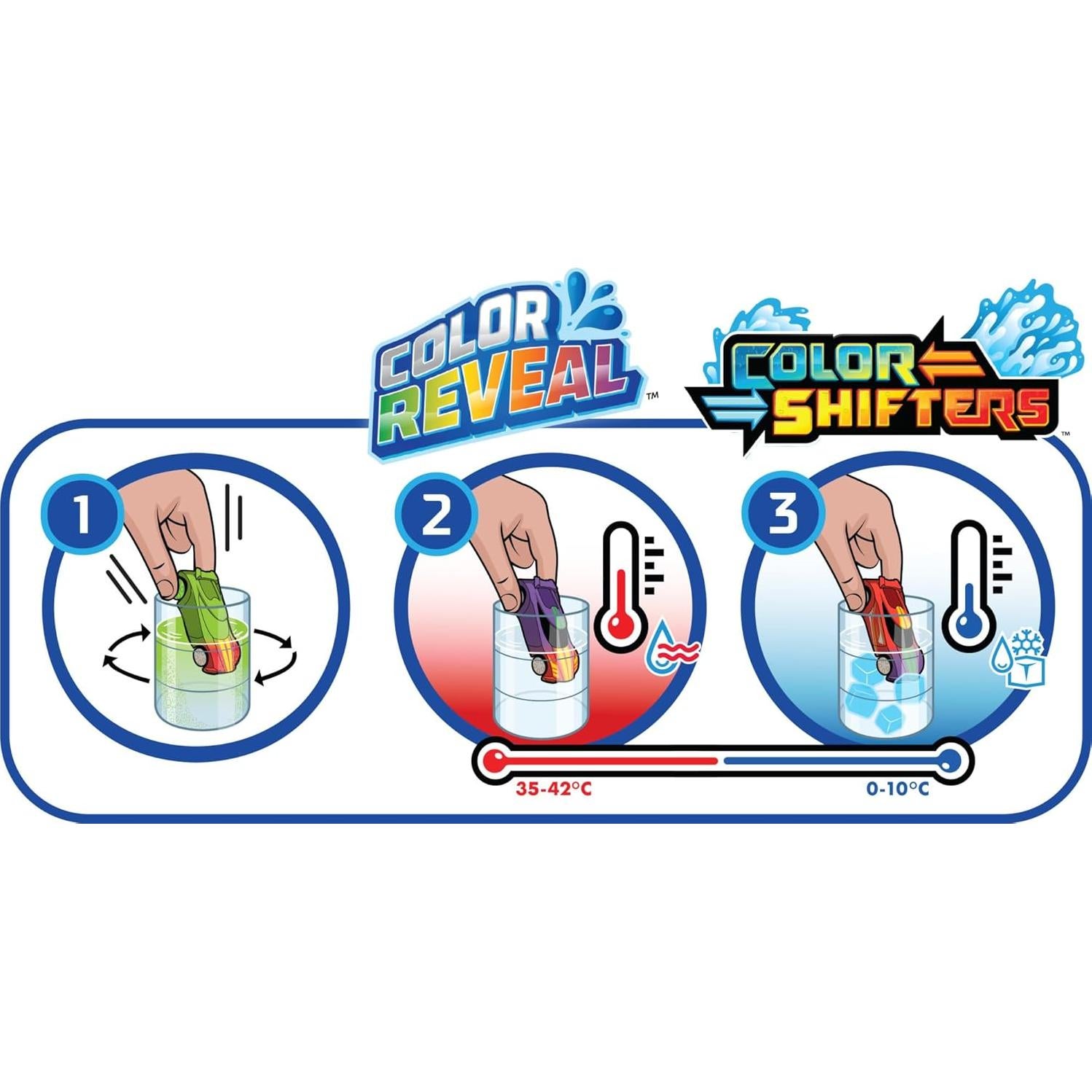 Auto de Juguete Hot Wheels Cambiador de Color 1:64