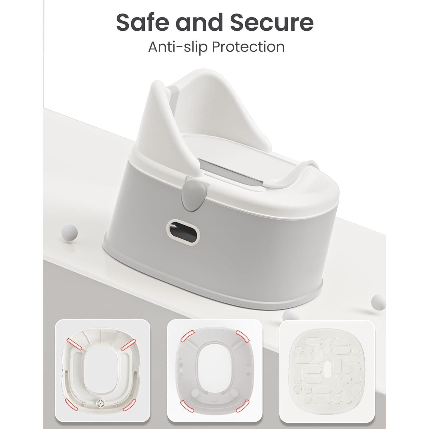 Inodoro de Entrenamiento 3 en 1 Minimiss para Niños Gris