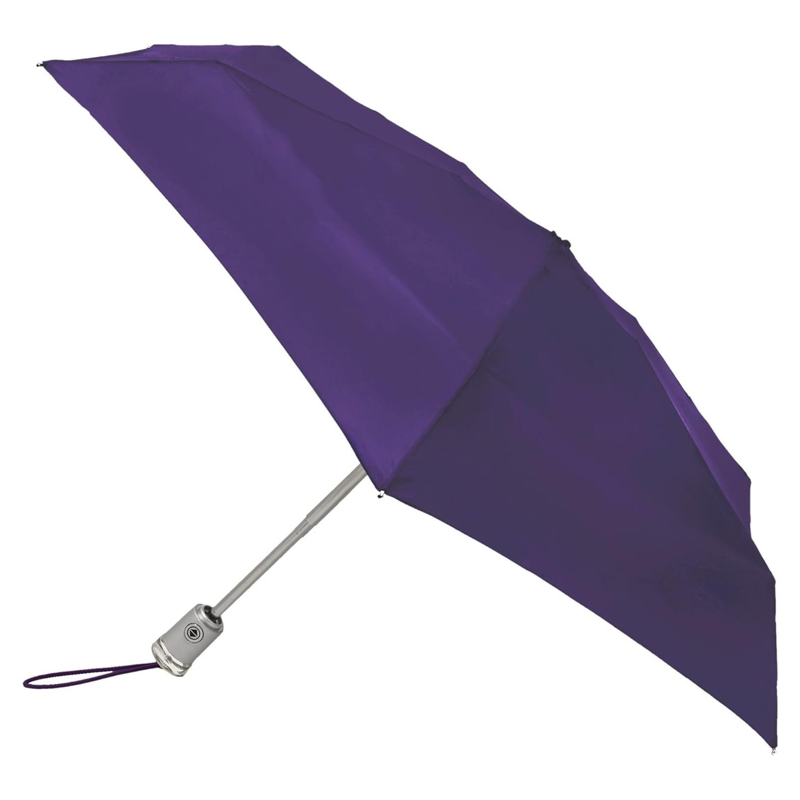 Paraguas Totes Automático Púrpura Plegable 111,76 cm