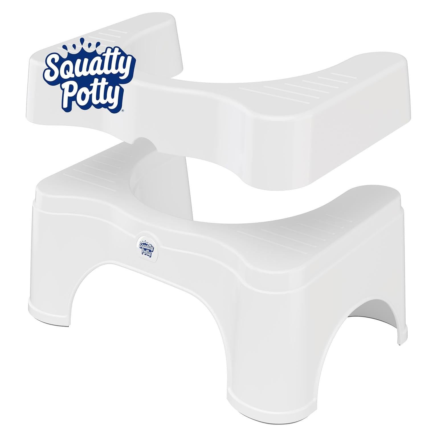 Taburete de Baño Ajustable Squatty Potty 2.0 Blanco 7"/9"