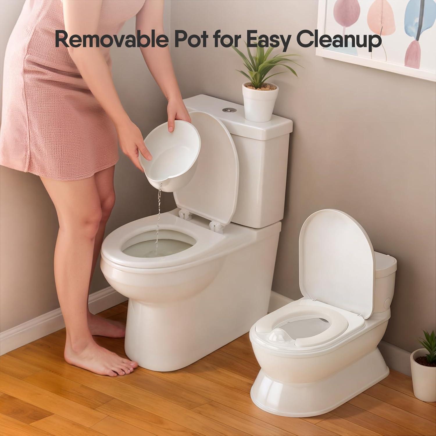 Inodoro de Entrenamiento 2 en 1 BB1020 Blanco para Niños